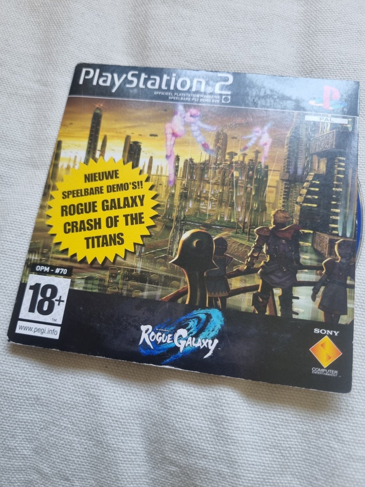 PlayStation 2 Demo Disc - Rogue Galaxy / Crash of the Titans, Spelcomputers en Games, Ophalen of Verzenden