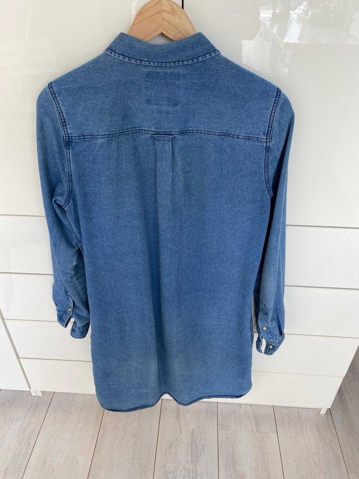 Spijkerblouse Maat M, Kleding | Dames, Ophalen of Verzenden, Zo goed als nieuw, Maat 38/40 (M), Blauw