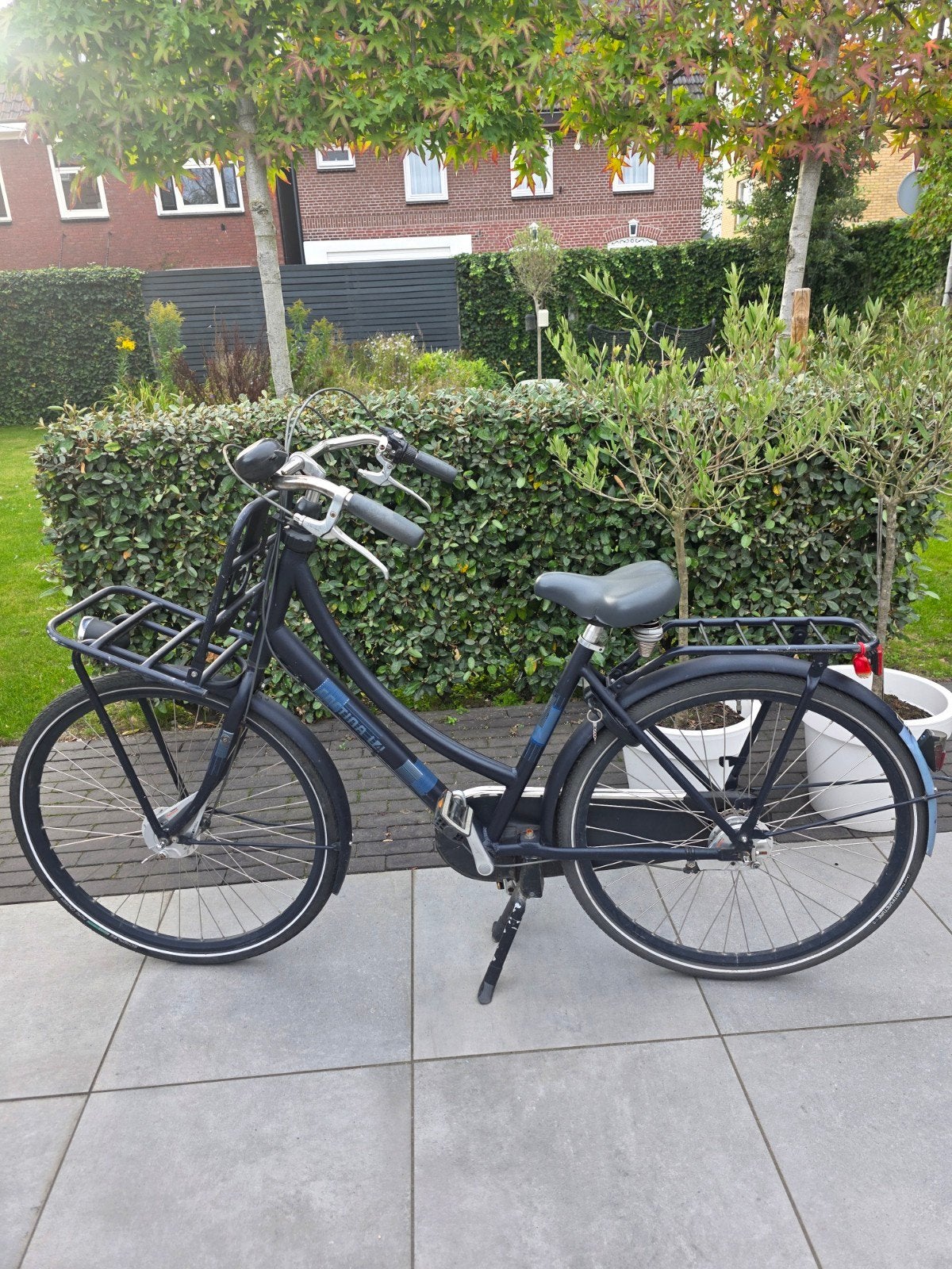 Cortina fiets 28 inch, Fietsen en Brommers, Terugtraprem, Gebruikt, Versnellingen, 50 tot 53 cm