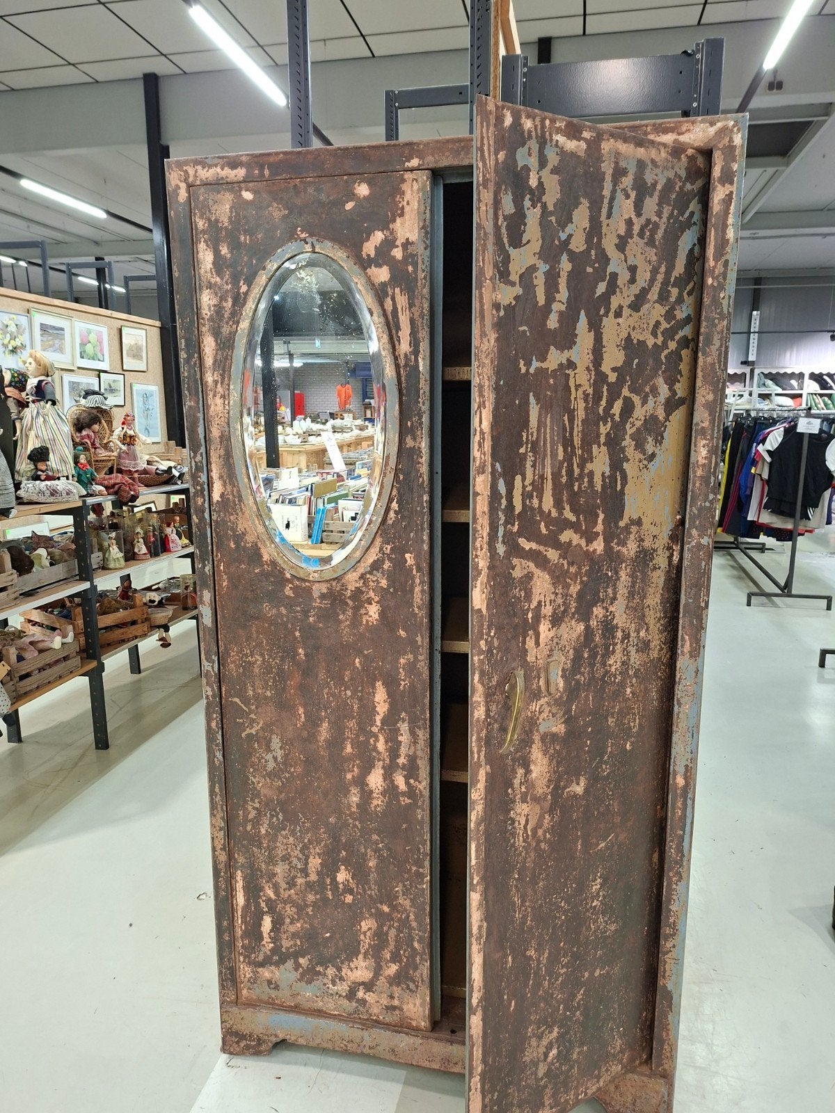 Robuuste ijzeren kast - 198x105x56cm NIEUW!, 100 tot 150 cm, Ophalen of Verzenden, X, Metaal