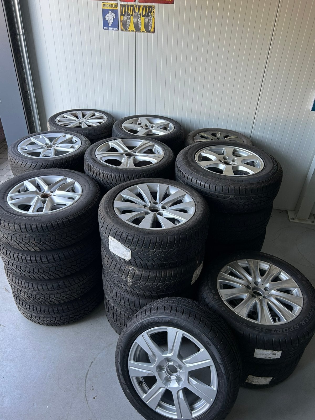 8 Originele Aluminium velgen sets! BMW VW Mercedes Volvo, Ophalen, Banden en Velgen