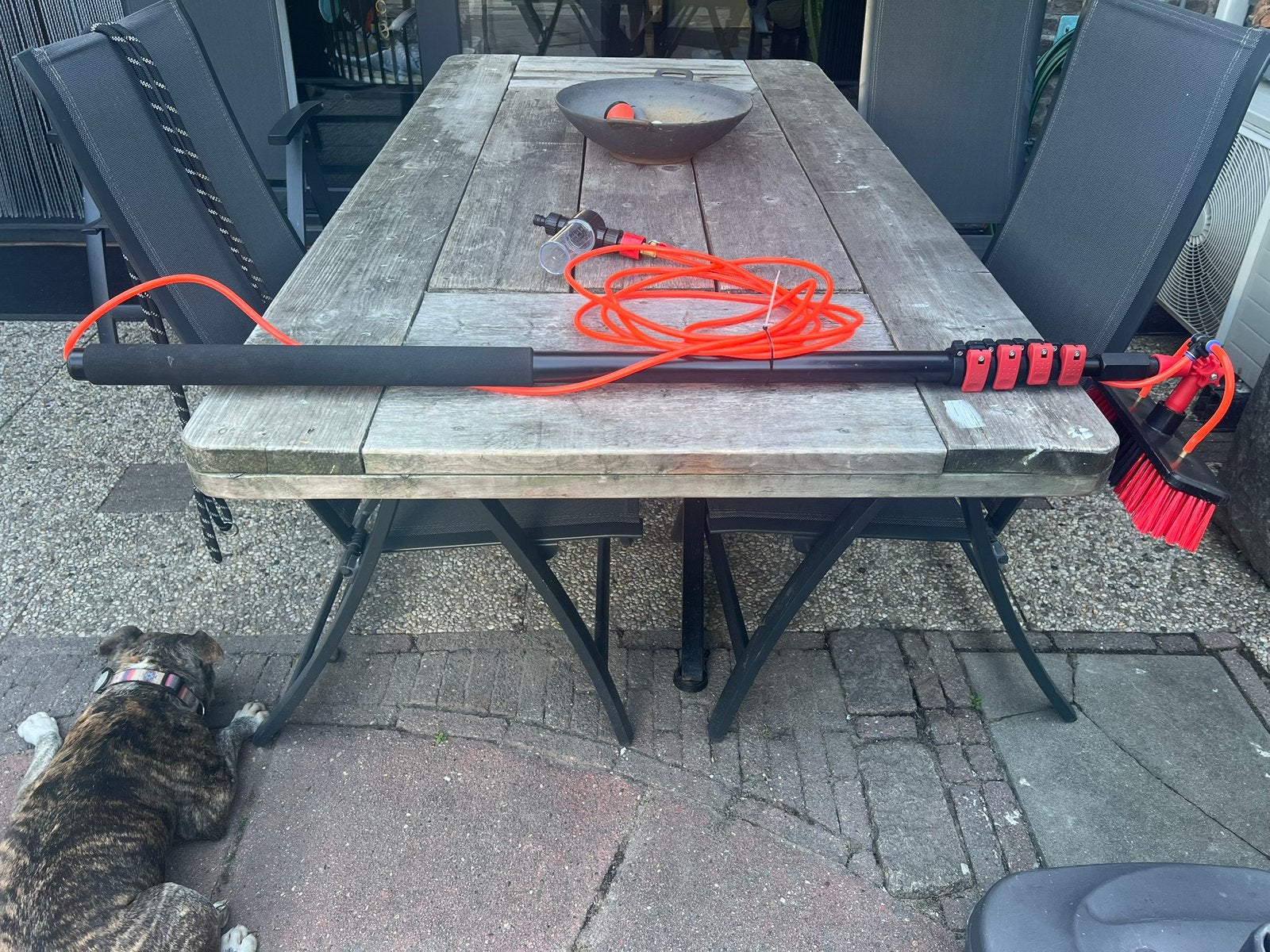 Telescoop raamwisser +/- 6 meter, Ophalen of Verzenden, Raamwisser of Trekker