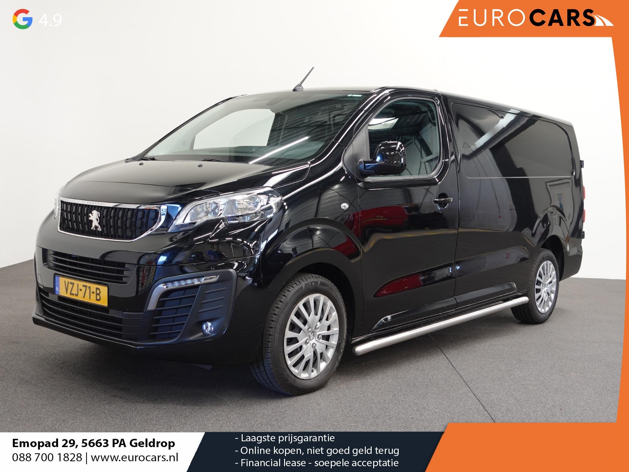 Peugeot Expert 2.0 BlueHDI 145PK L3 Automaat Airco Navigatie, Auto's, Stof, Gebruikt, 4 cilinders, 2500 kg
