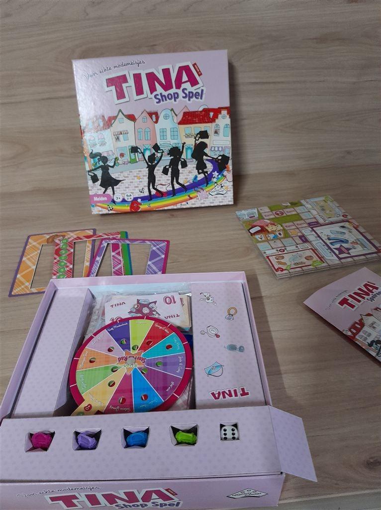 Tina shop spel - s1849, Hobby en Vrije tijd, Gezelschapsspellen | Bordspellen, Verzenden, Zo goed als nieuw