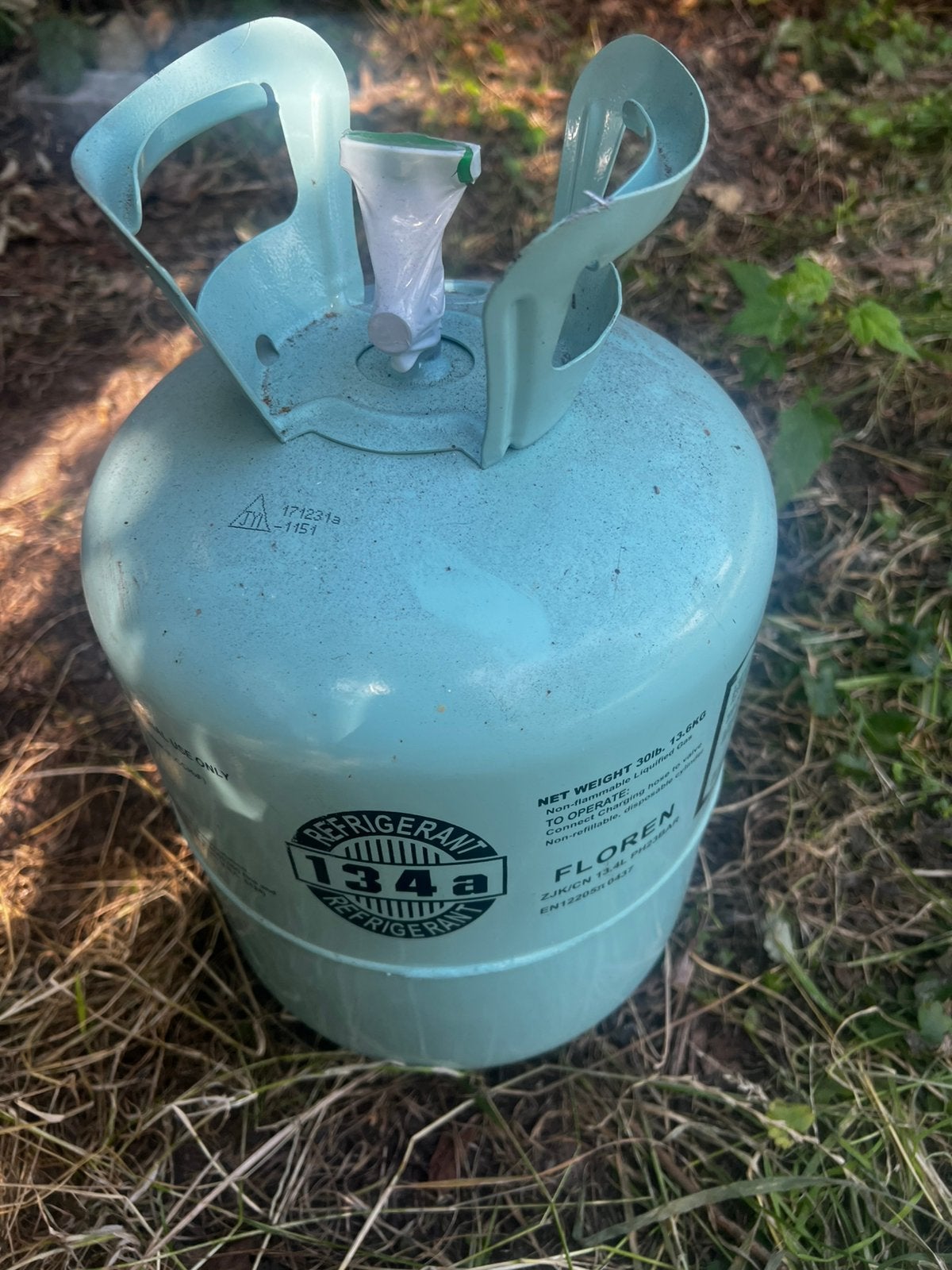 Aircogas koelmiddel r134a 13.4l, Auto-onderdelen, Airco en Verwarming, Ophalen