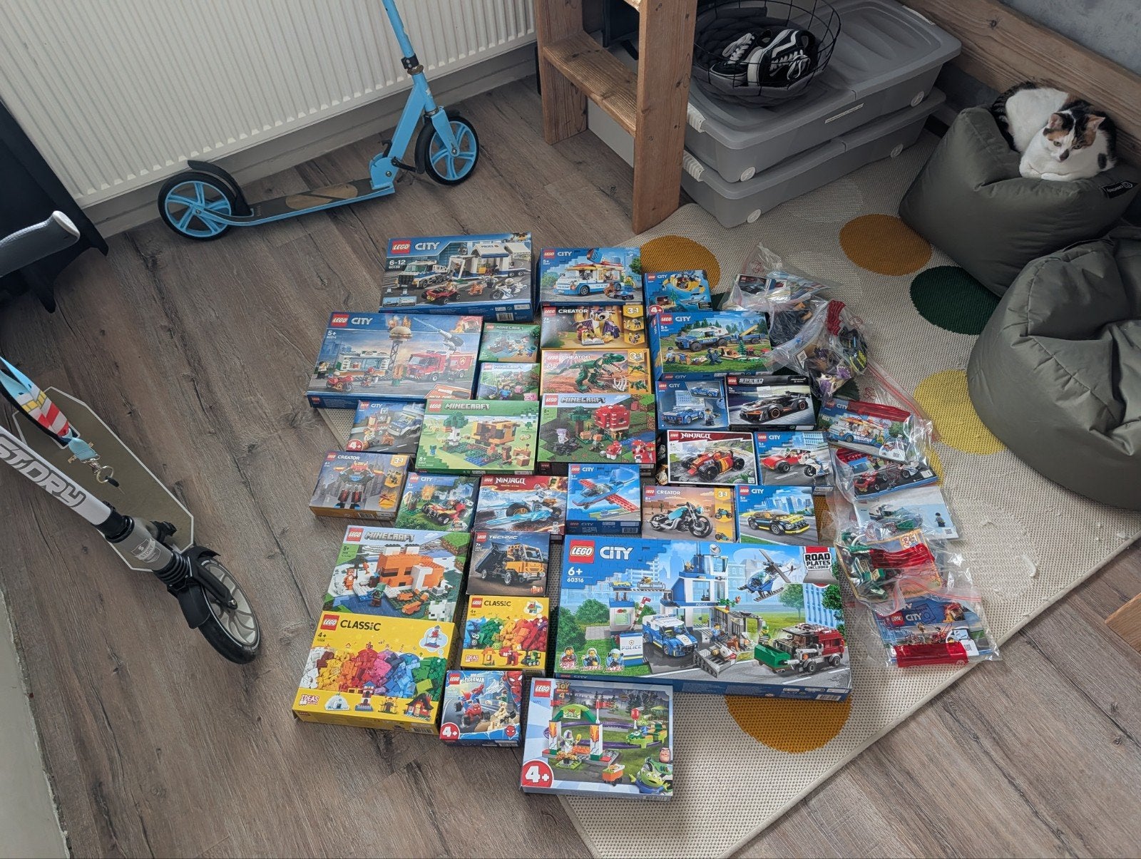 Grote partij LEGO sets (City, Minecraft, Creator, Ninjago), Ophalen, Gebruikt, Overige merken