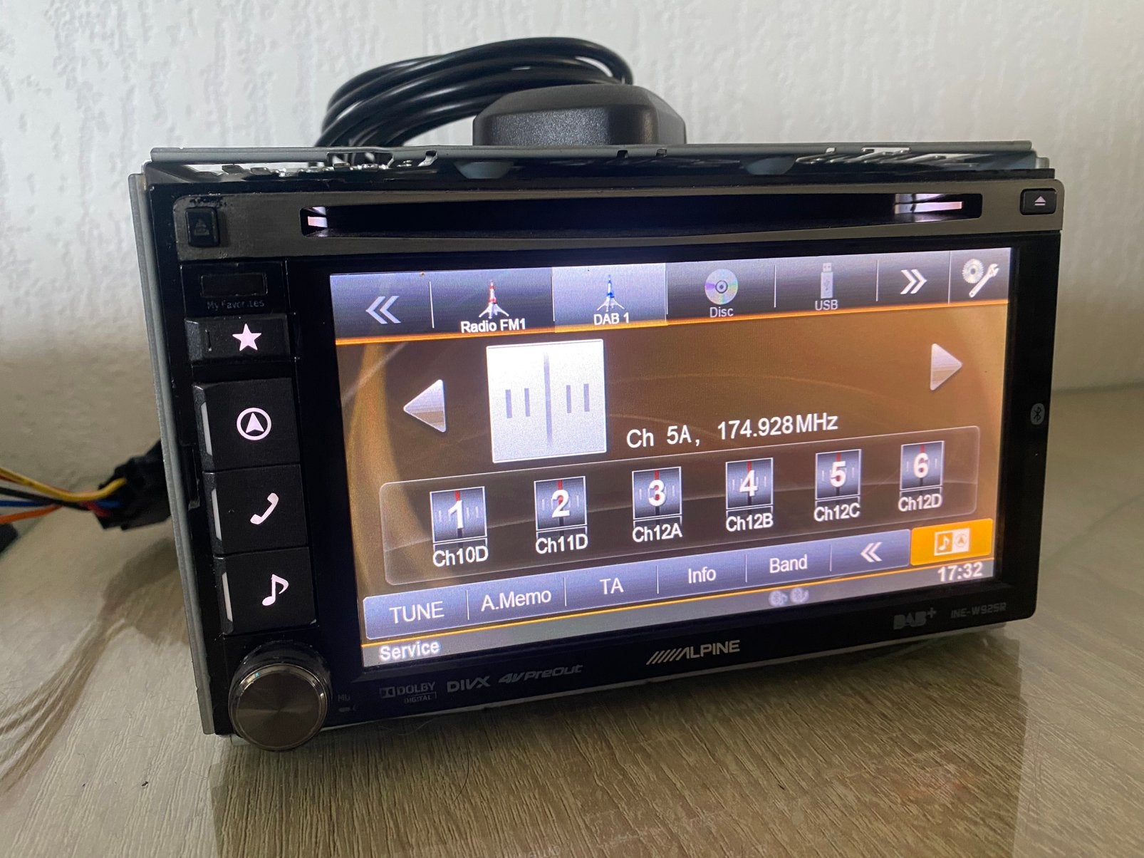 /////Alpine DAB+ radio navigatie Bluetooth  etc., Ophalen of Verzenden, Gebruikt
