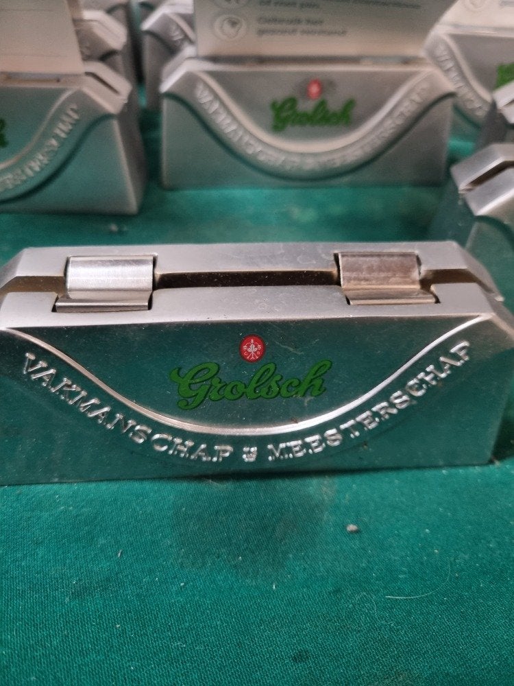 grolsch menukaarthouders totaal 18 stuks, Ophalen of Verzenden, 'T Olde Gre-j, Info@toldegrej.nl, Endepoelstraat 20f Didam