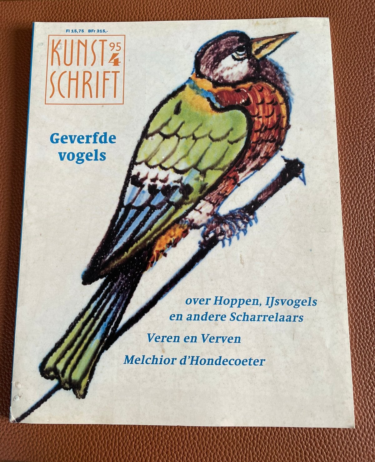 Kunstschrift 1995 nr 4 Geverfde vogels, Ophalen of Verzenden