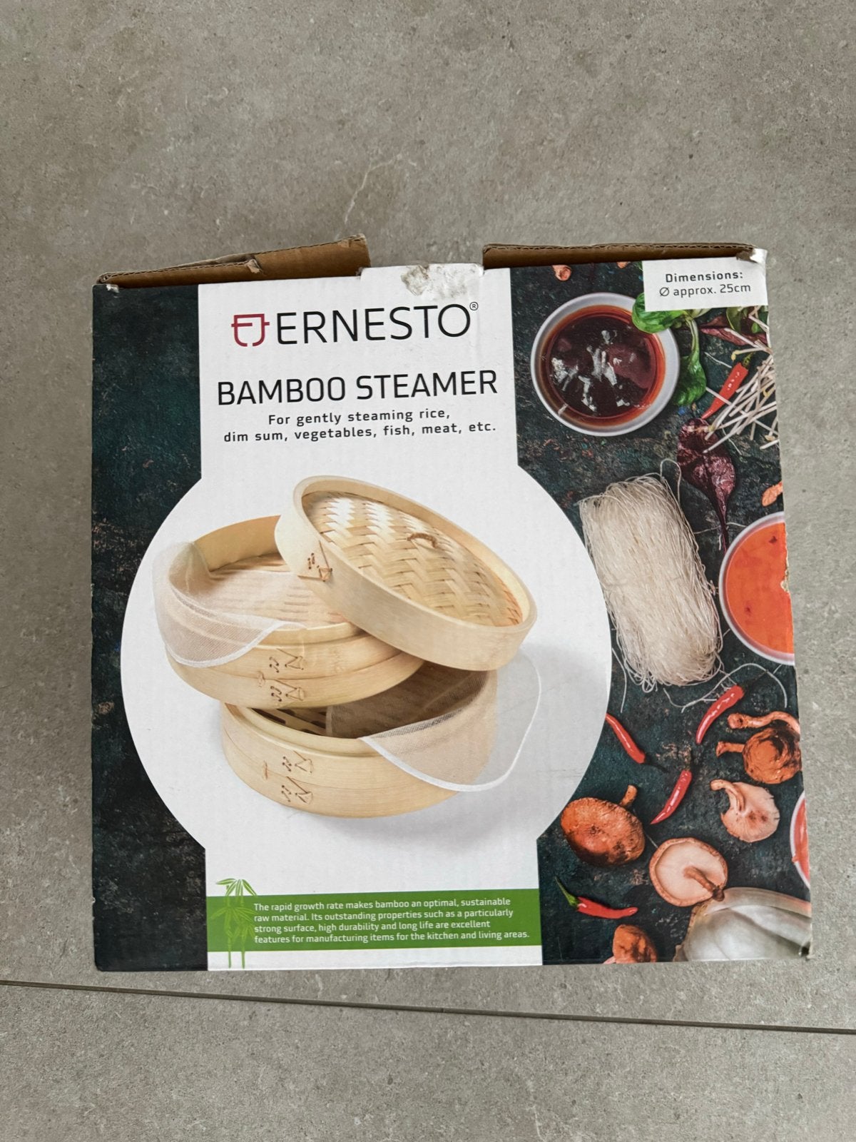 Nieuwe Ernesto Bamboe Stomer - Goede Kwaliteit, Beige, Ernesto, Overige typen, Nieuw