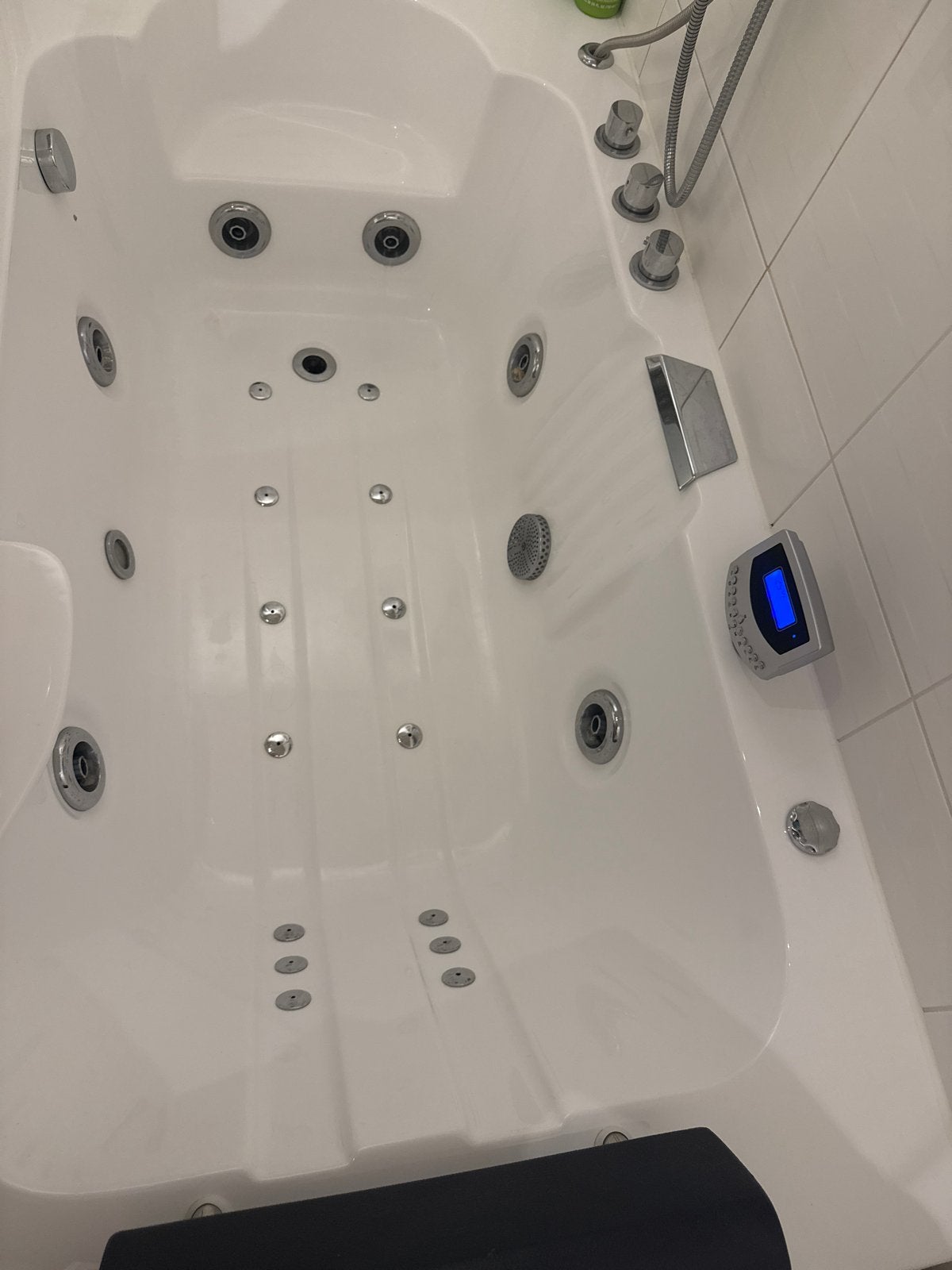 Luxe Whirlpool Bad met Douche en Bedieningspaneel & Meubel, Ophalen, Gebruikt, Met bad