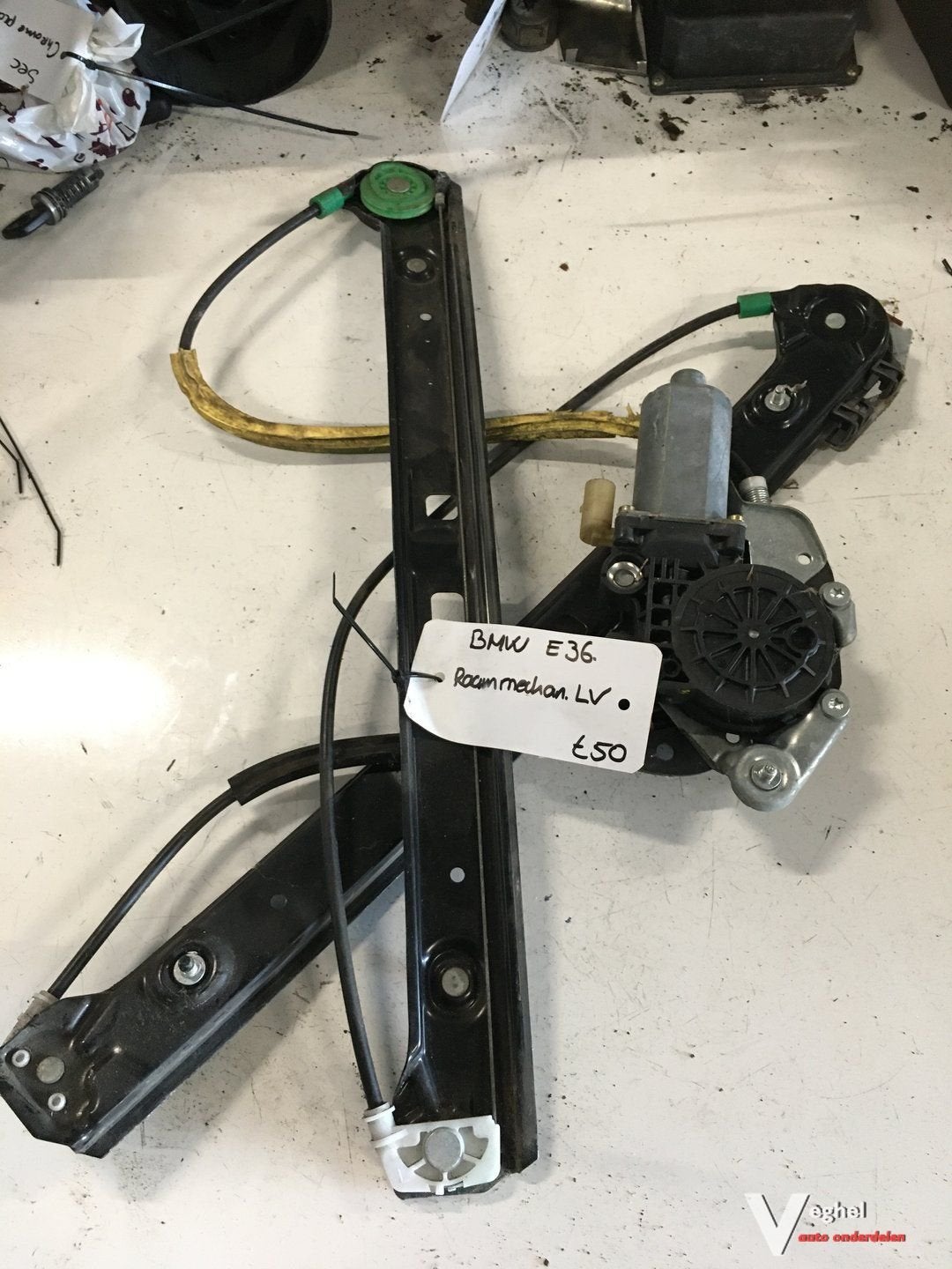 BMW E36 Elektr Raammechanisme Linksvoor, Gebruikt, -, -, Ophalen of Verzenden
