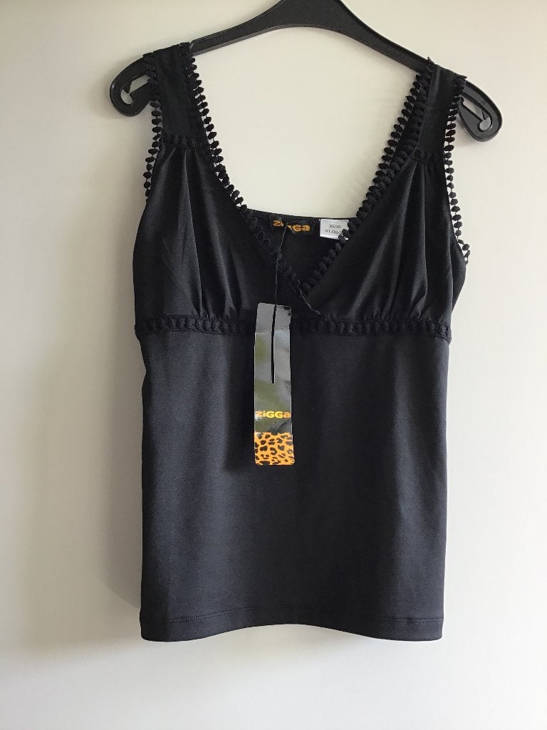 Dames Top merk Zigga/ zwart maat 36/38, Kleding | Dames, Ophalen, Zwart, Zo goed als nieuw, Maat 36 (S)