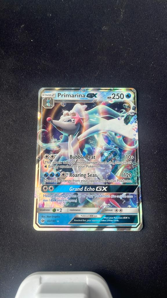 Primarina GX 42/149, Ophalen of Verzenden, Zo goed als nieuw, Losse kaart, Foil