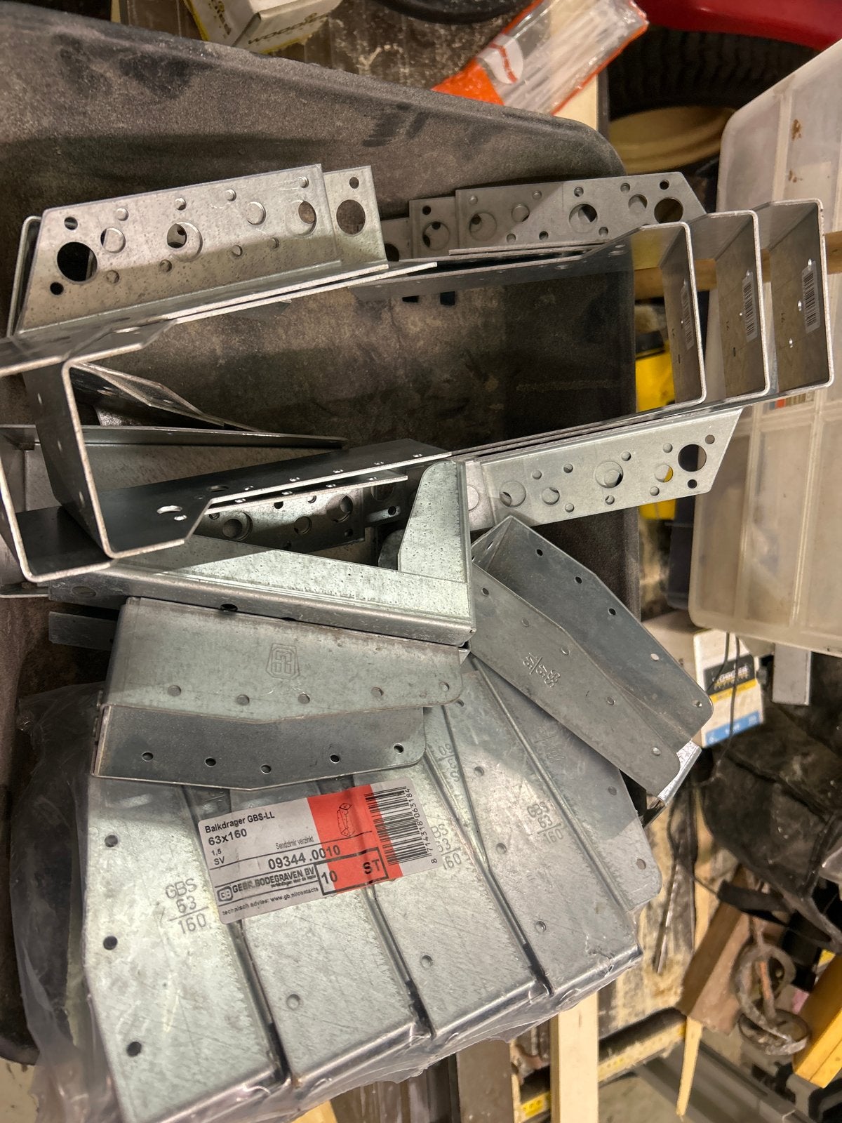 Diverse balkdragers 63x160 - Nieuw en gebruikt, Ophalen of Verzenden, Gebruikt, 100 tot 250 mm, Overige typen
