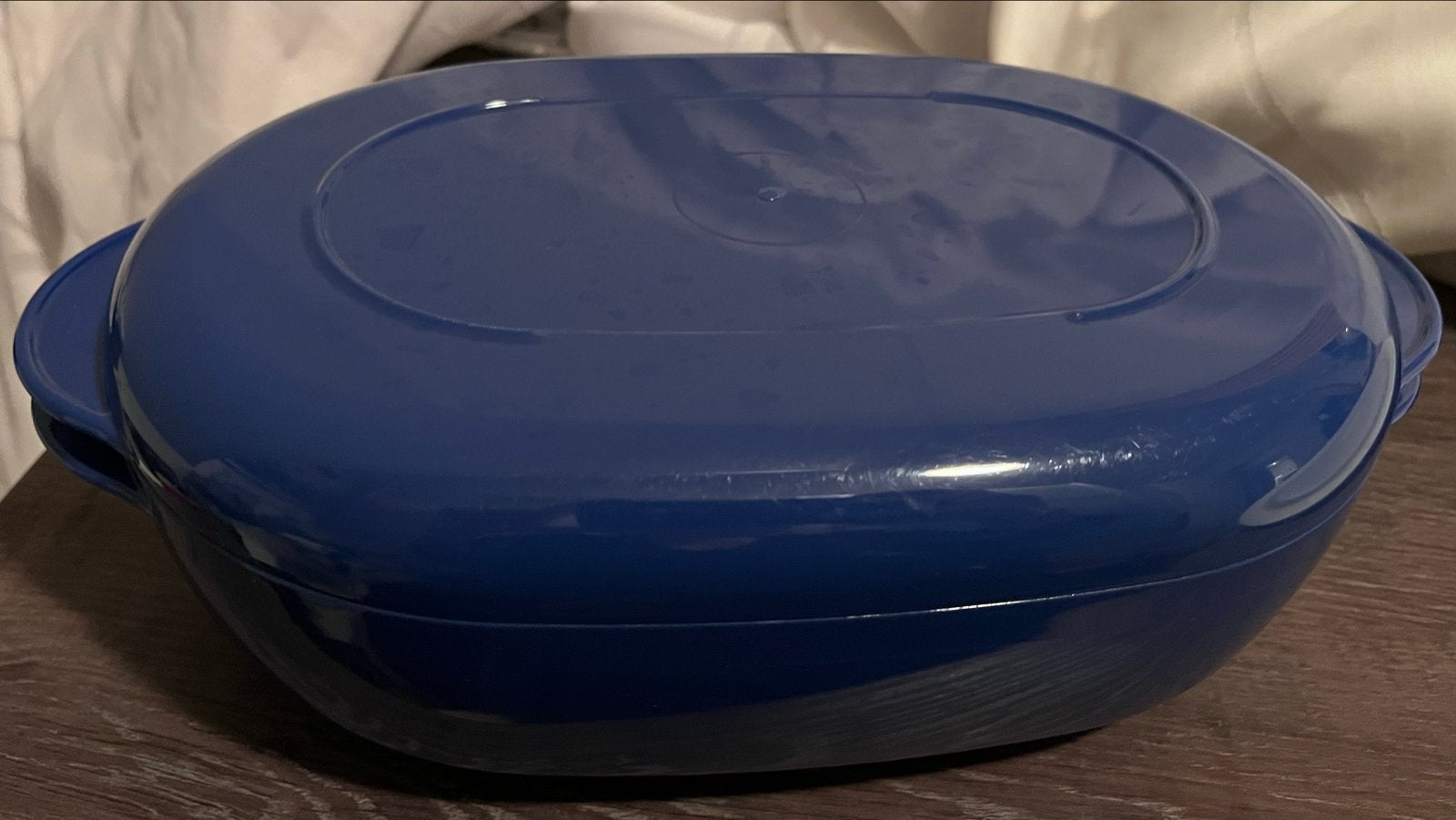 Tupperware MicroCook/MicroPlus magnetronschaal met 2 deksels, Gebruikt, Schaal, Magnetronbestendig, Verzenden