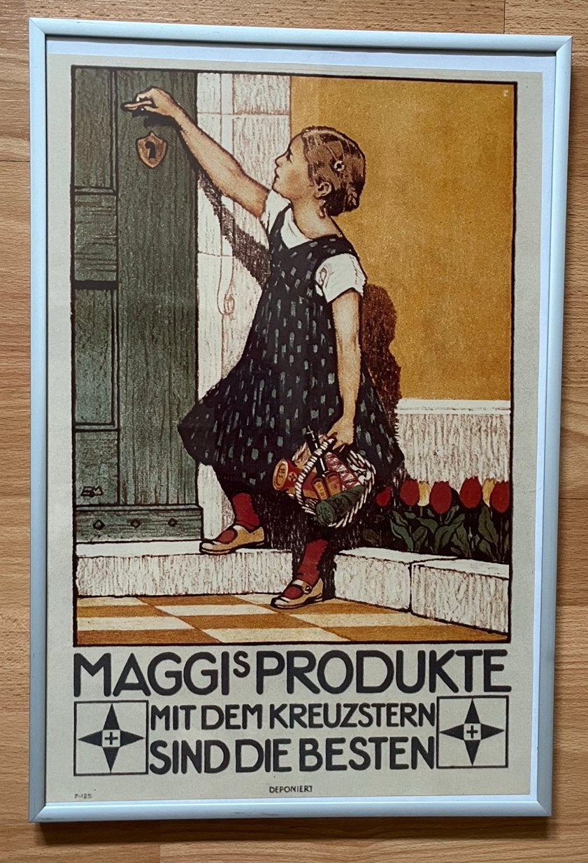 Burkhard Mangold poster Maggi 1915 (replica), Ophalen of Verzenden