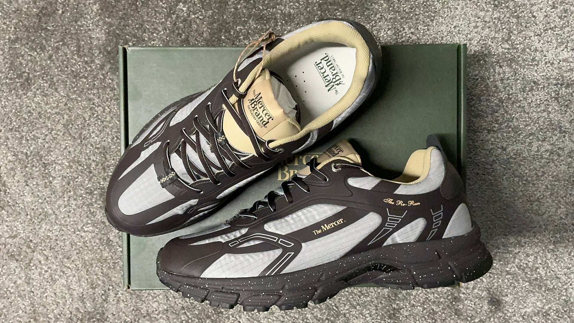 Mercer Amsterdam | Re-Run Outdoor | Maat 44, Bruin, Nieuw, Sneakers of Gympen, Service@themercerbrand.com