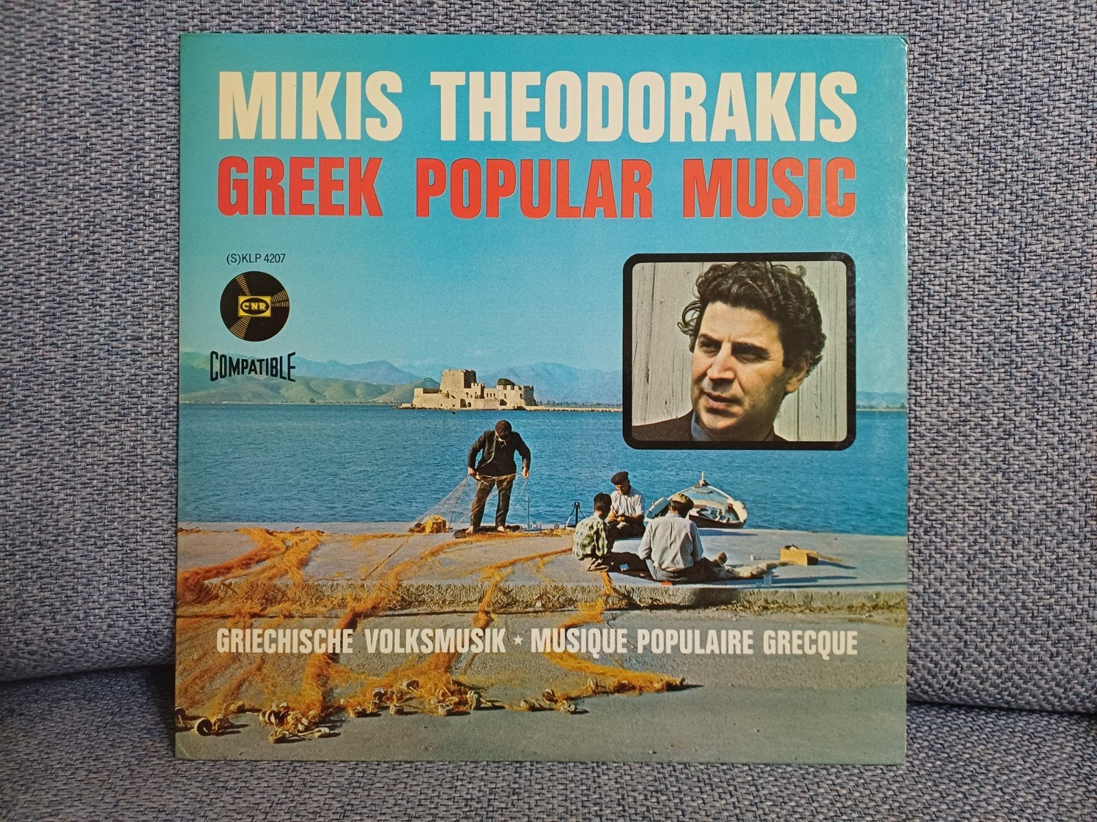 Mikis Theodorakis - Greek Popular Music (vinyl), Ophalen of Verzenden, Gebruikt, 12 inch, LP