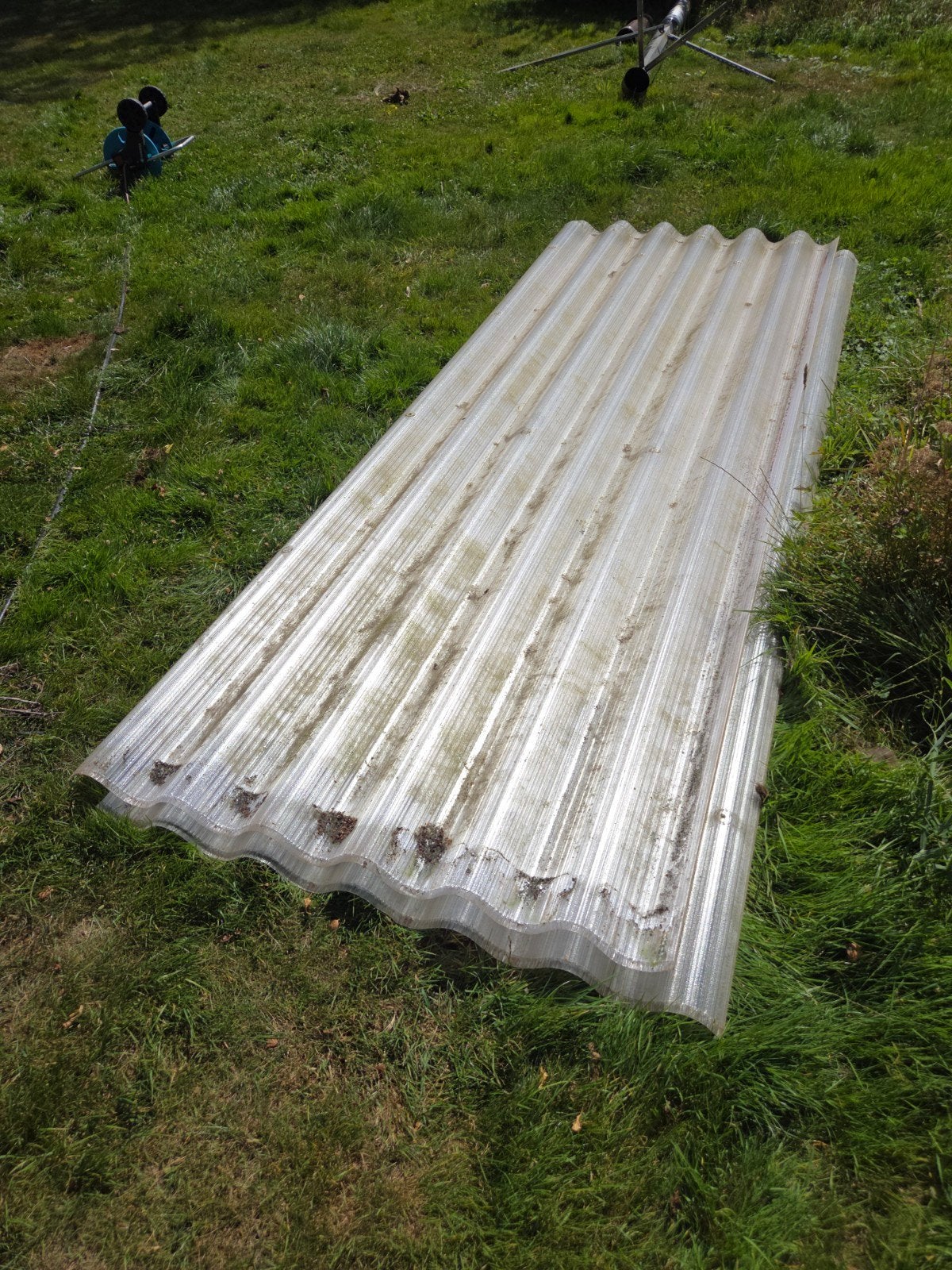 Polycarbonaat golfplaten 1095x3055mm, Ophalen, Kunststof, Overige kleuren, Golfplaat