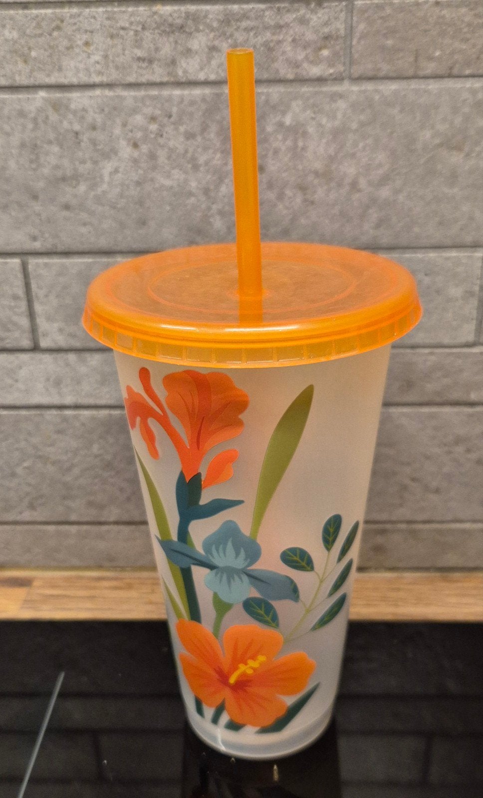 Starbucks Herbruikbare Cold Cup met Bloemenprint (709ml), Overige typen, Kunststof, Nieuw, Ophalen of Verzenden