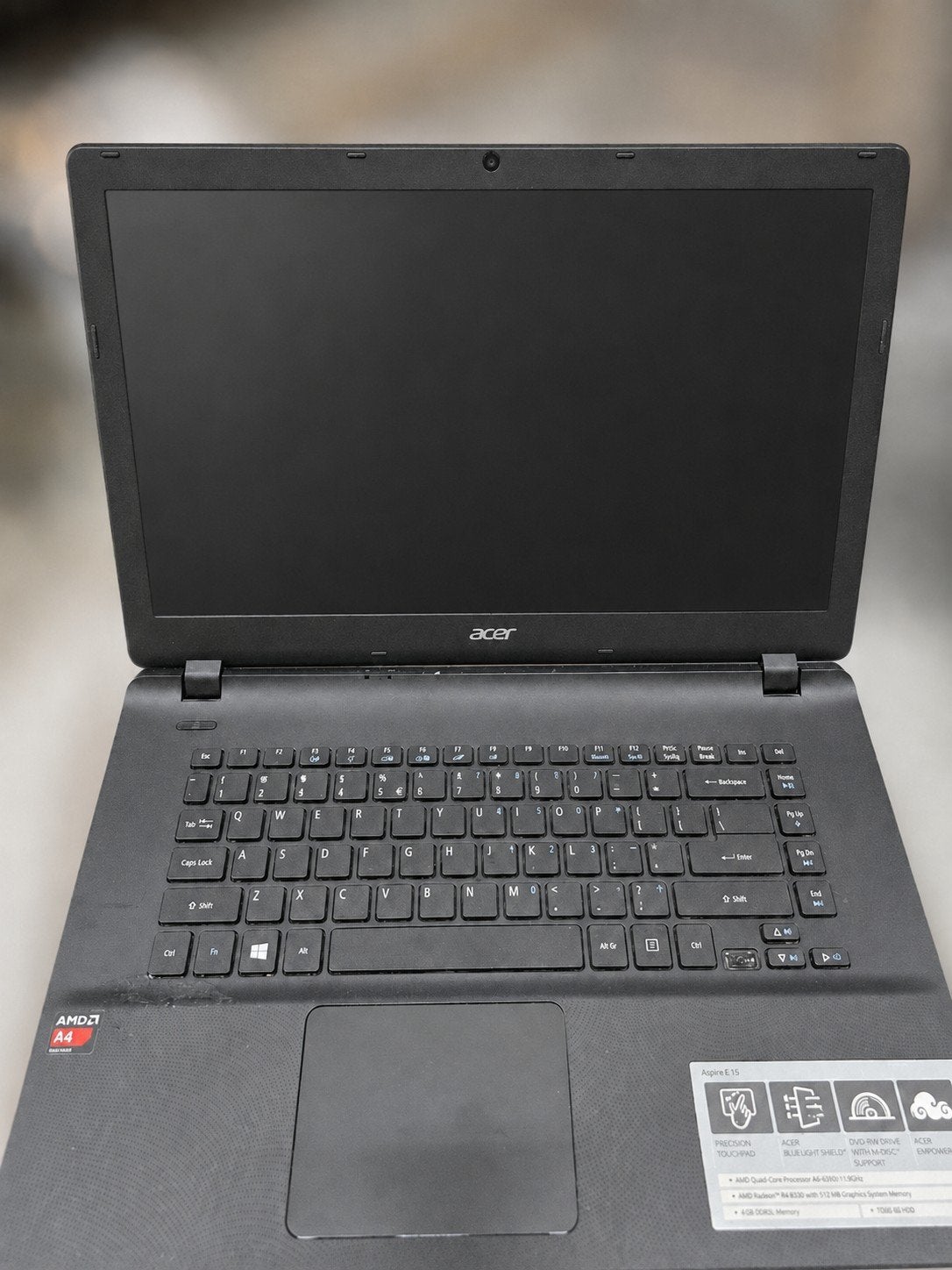 Acer Aspire E5-520 / E5-522W laptop voor onderdelen – scherm, Gebruikt, Minder dan 2 Ghz, Ophalen of Verzenden, Acer laptop