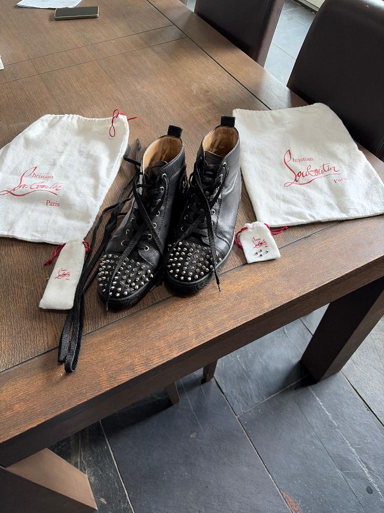 Christian Louboutin maat 44, Ophalen, Christian Louboutin, Zwart, Sneakers of Gympen