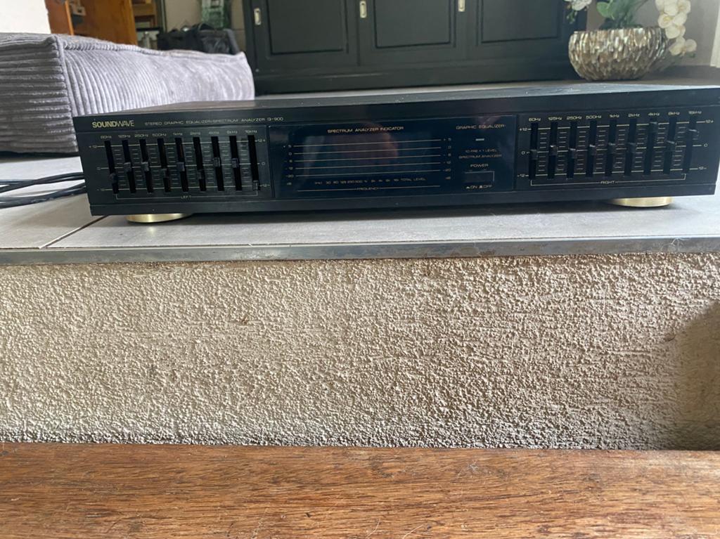 Vintage Soundwave q900 equalizer, Ophalen of Verzenden, Zo goed als nieuw, Overige merken
