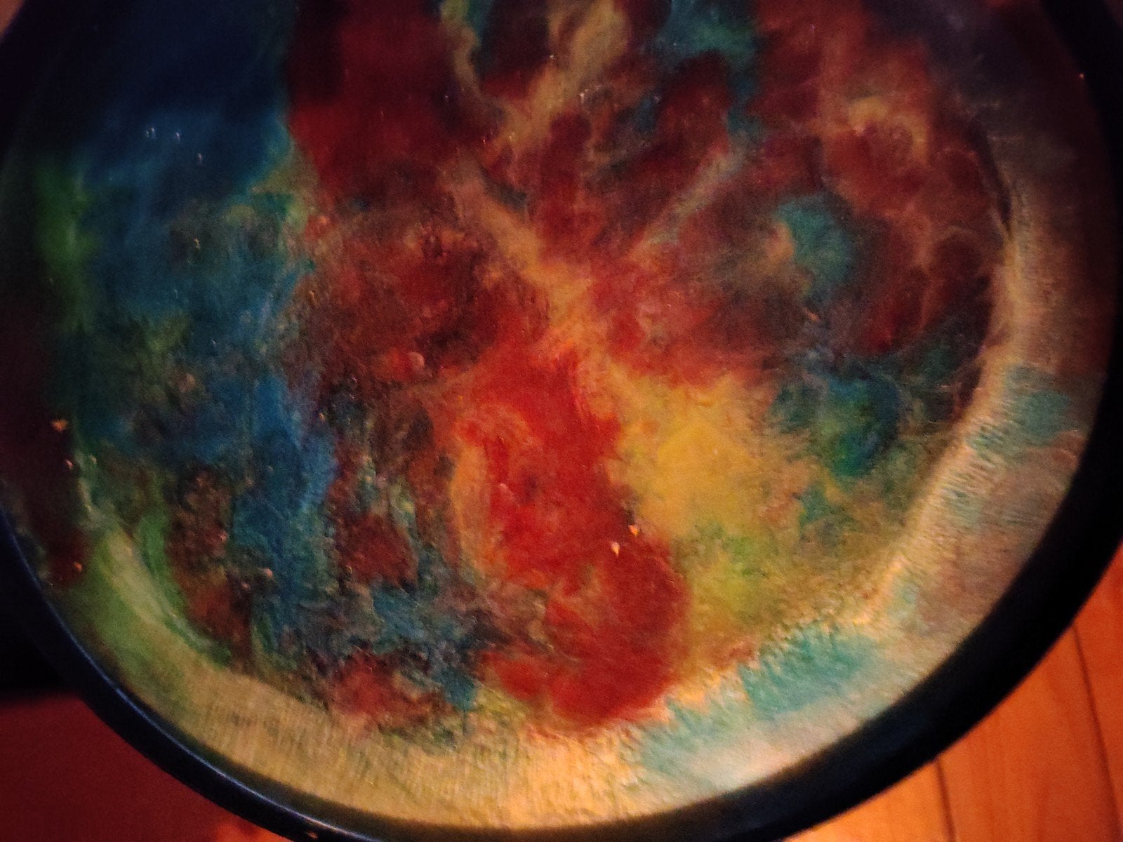 tafeltje rond, los blad epoxy, Ophalen