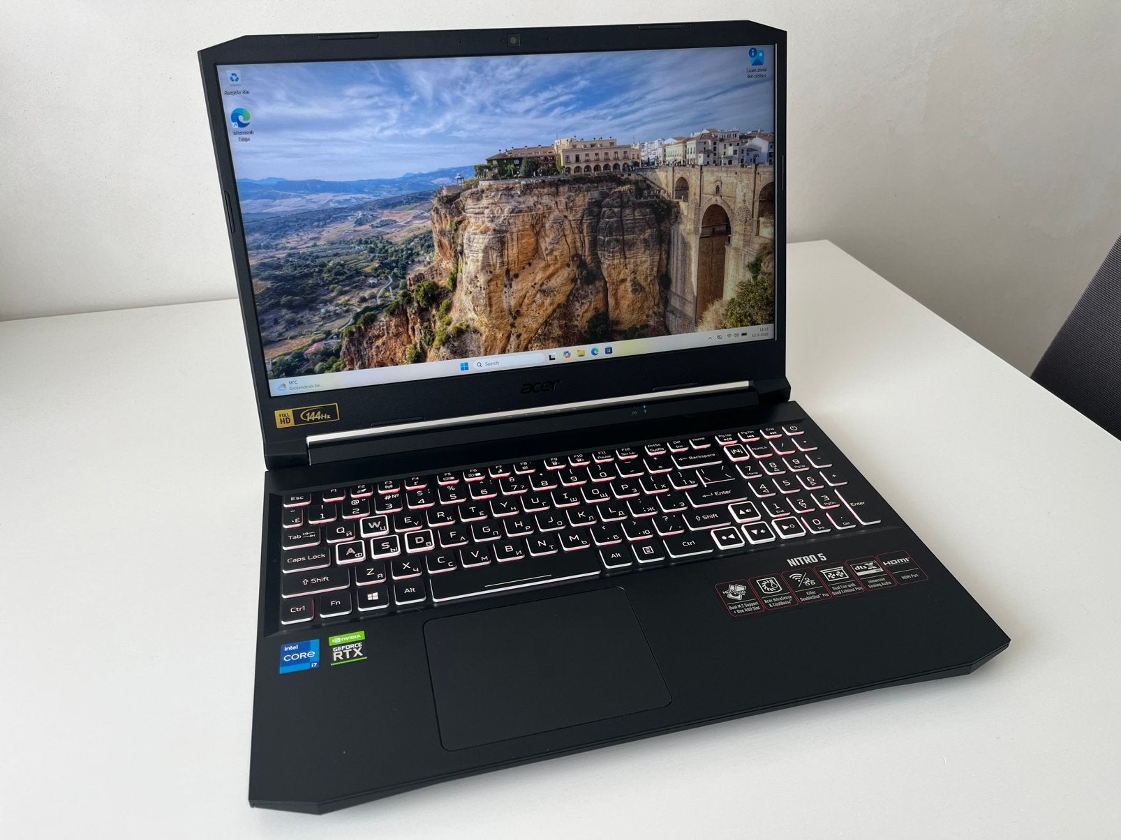 Acer Nitro 5 RTX3070 / i7 11th gen, Computers en Software, Met videokaart, 2 tot 3 Ghz, Qwerty, Intel® Core™ i7 