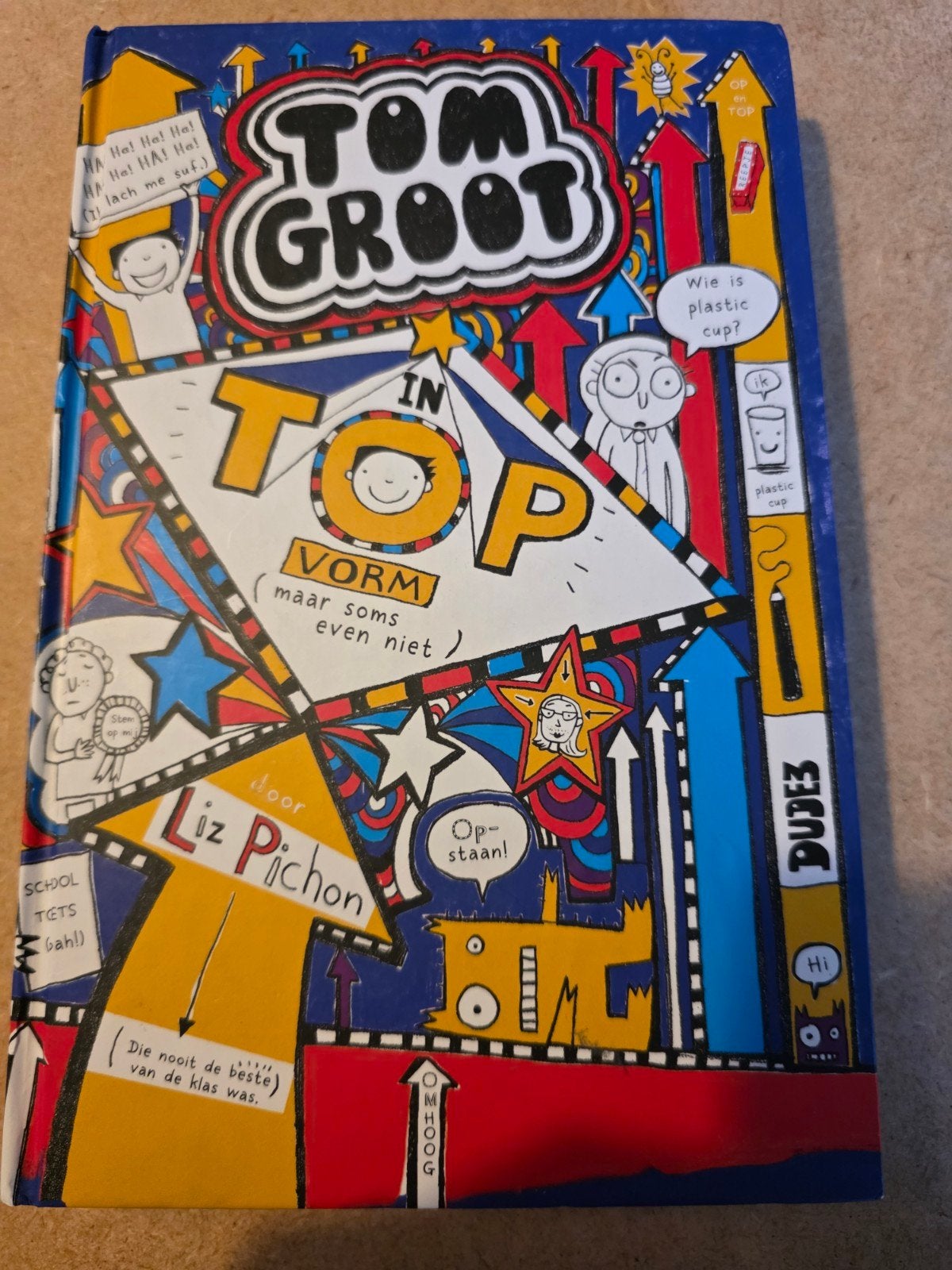 Tom Groot - In Topvorm (maar soms even niet), Boeken, Ophalen of Verzenden, Zo goed als nieuw, Liz Pichon, Fictie