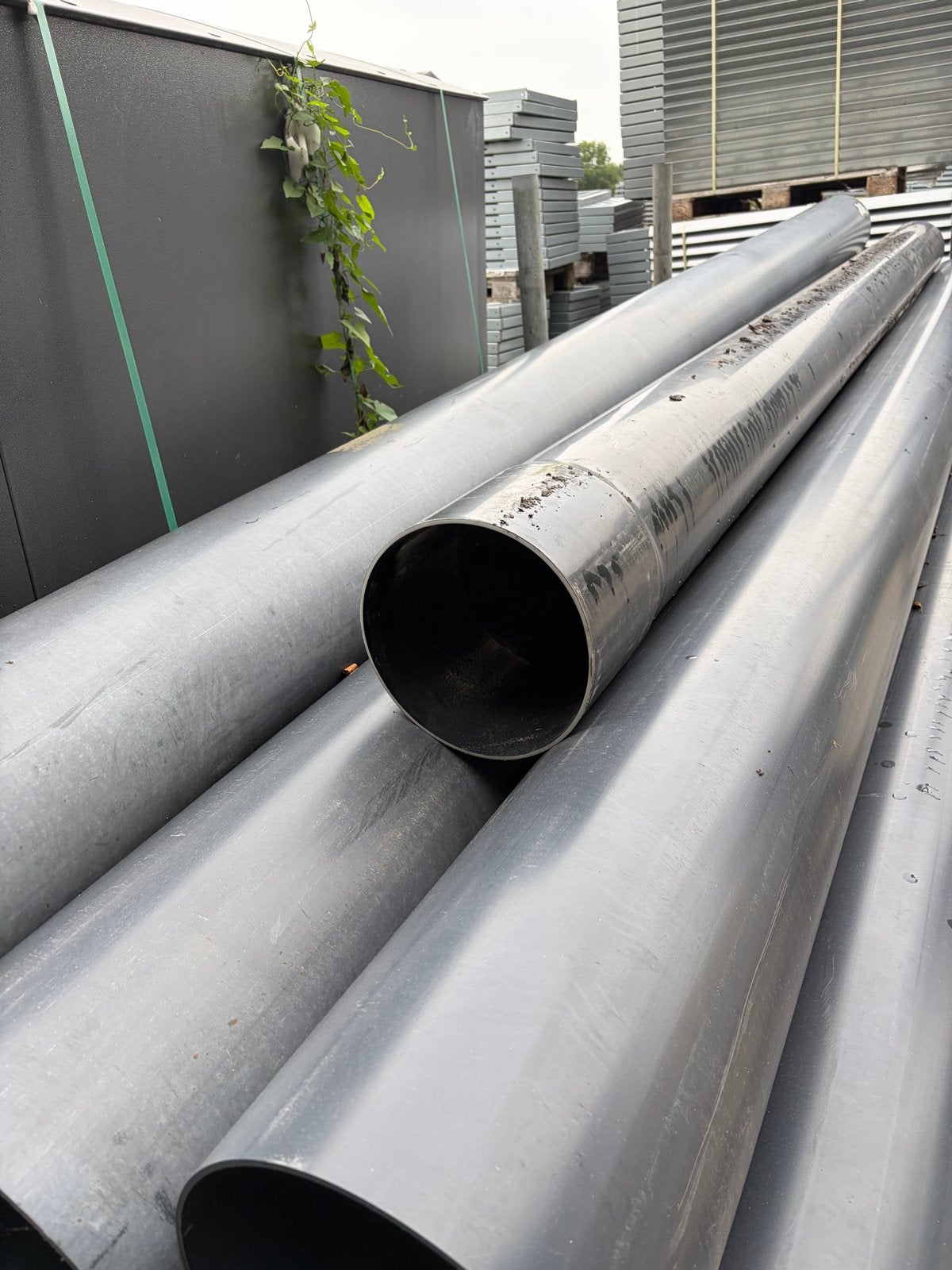 Nieuwe PVC afvoerbuizen, 5 meter lang, 315mm diameter, Doe-het-zelf en Verbouw, Buizen en Afvoer, Ophalen, Afvoer, Pvc, Nieuw