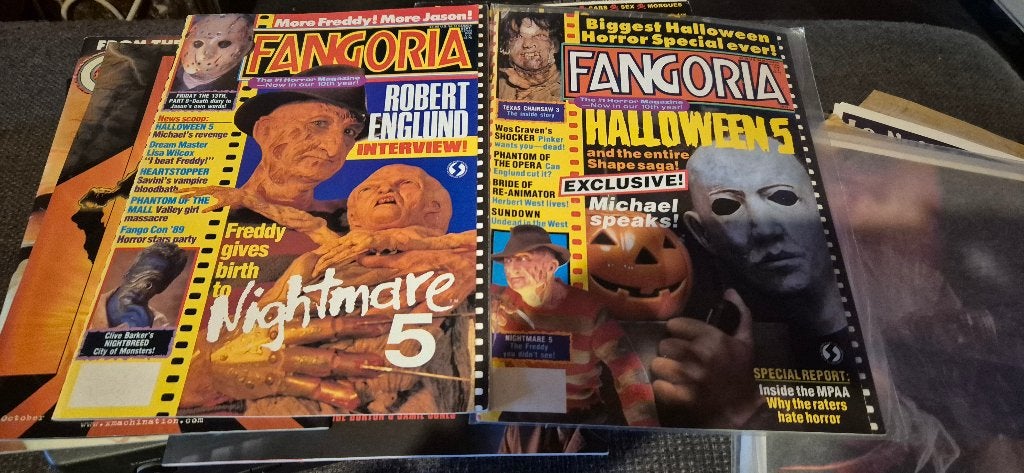 Halloween & NOESFangoria, Gorezone, Comics & Script, Ophalen of Verzenden, Gebruikt, Film, Overige typen