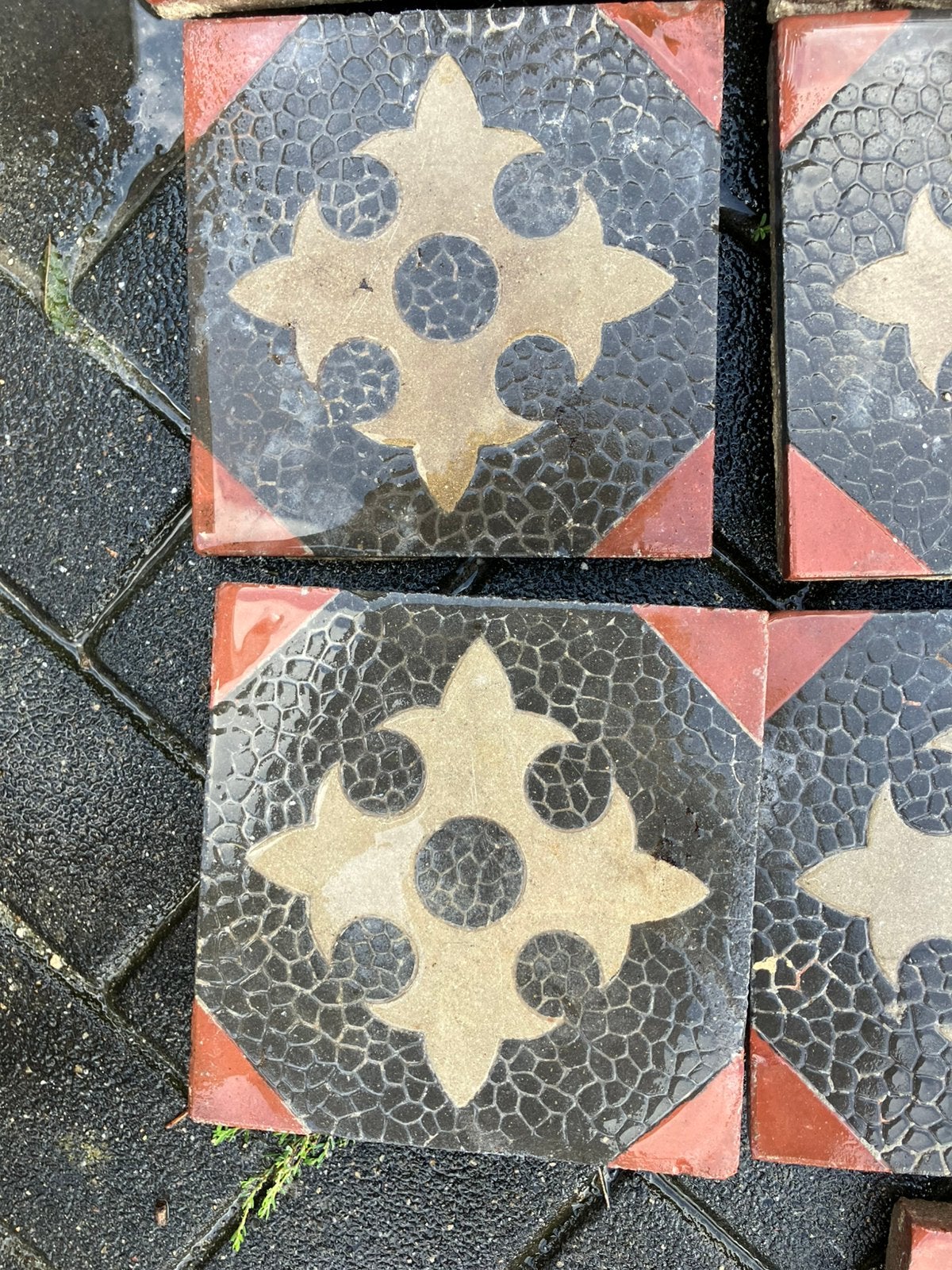 Antieke plavuizen / estrikken, Ophalen, Overige materialen, Zo goed als nieuw, 20 tot 40 cm