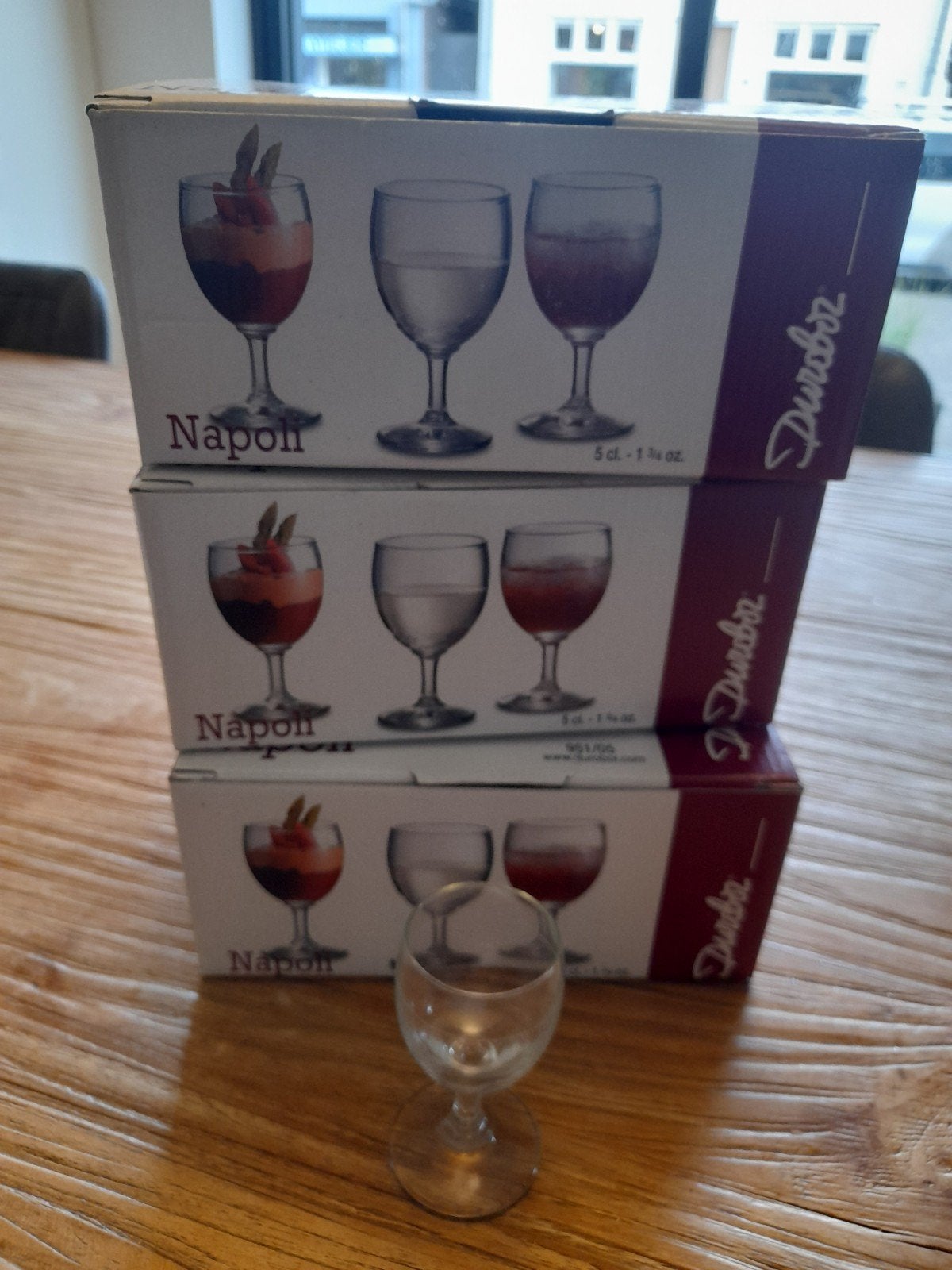 Durobor Napoli Dessertglazen - Set van 12, Nieuw, Ophalen of Verzenden, Overige merken, Glas