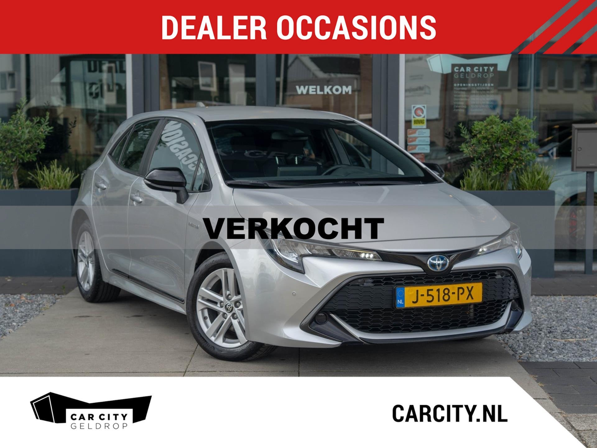 Toyota Corolla 1.8 Hybrid Business / Carplay / ACC / Camera, Gebruikt, 4 cilinders, Met garantie (alle), Corolla