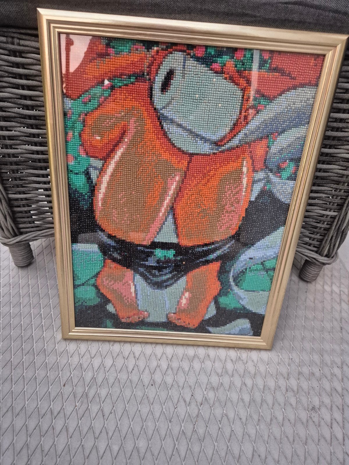 Dikke dame diamond painting, Ophalen of Verzenden