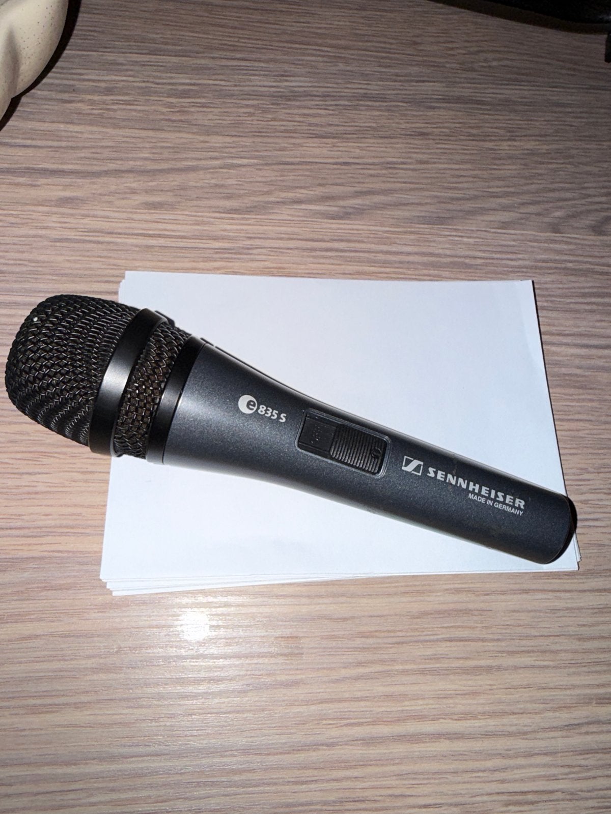 Sennheiser e835 s Zangmicrofoon met schakelaar, Muziek en Instrumenten, Microfoons, Zo goed als nieuw, Zangmicrofoon, Ophalen of Verzenden
