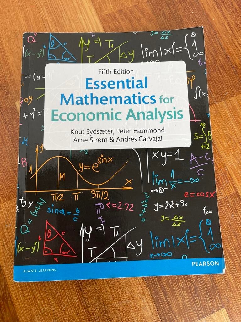 Essential mathematics for economic analysis 9781292074610, Ophalen of Verzenden, Gelezen