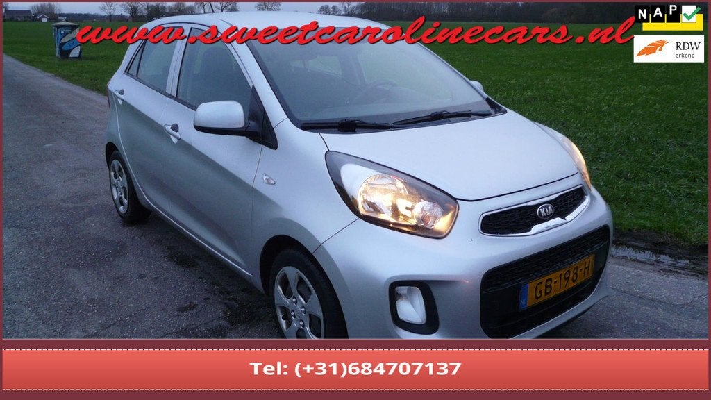 Kia Picanto 1.0 CVVT ComfortLine,Airco,Elec.pakket, Auto's, Kia, Voorwielaandrijving, Euro 5, Gebruikt, Zwart