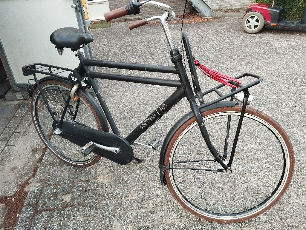 Cortina heren fiets met 3 versnellingen, 26inch, Terugtraprem, Gebruikt, Versnellingen, Ophalen
