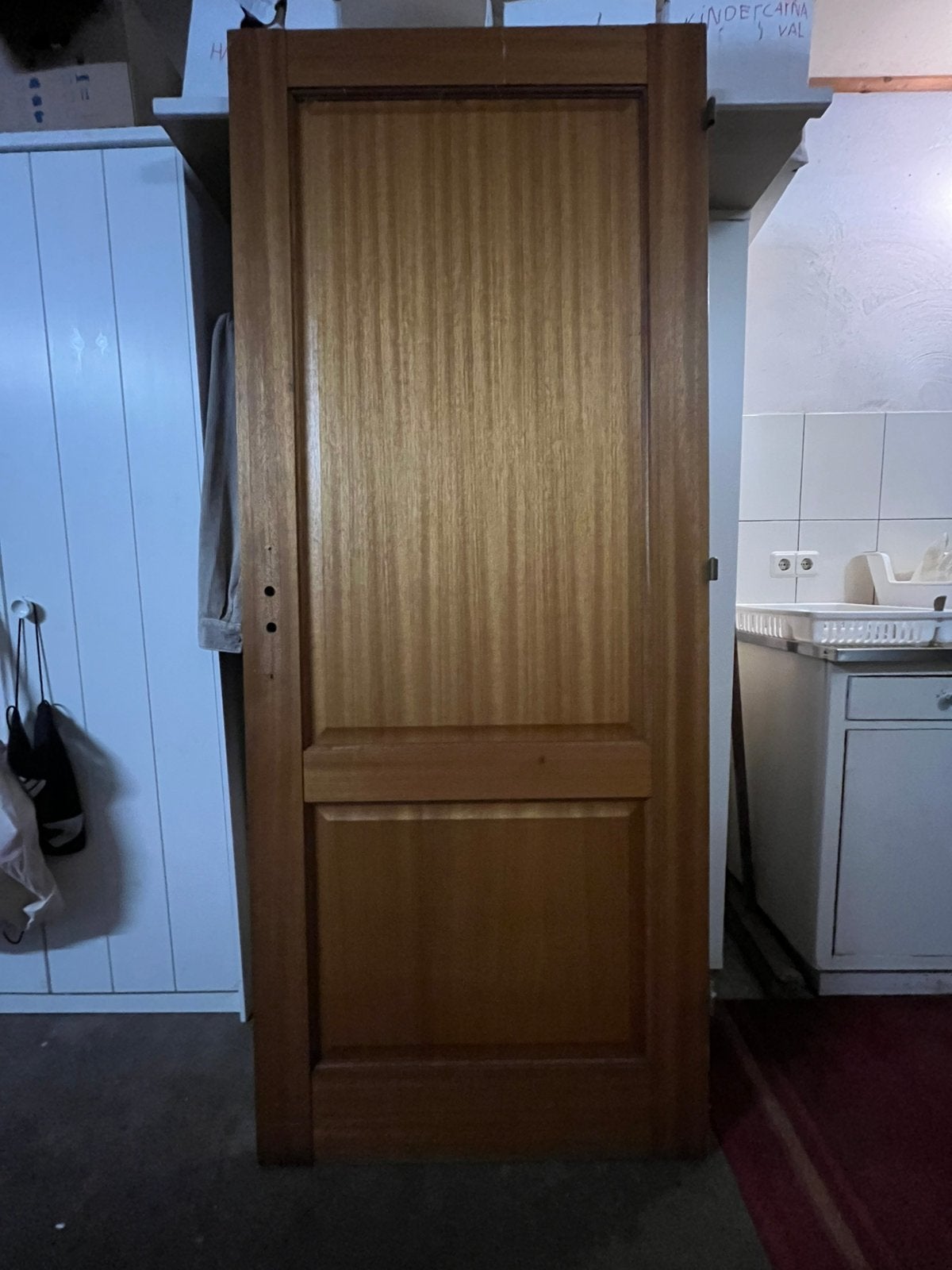 2 stuks massief houten binnendeur, Ophalen, Binnendeur, Zo goed als nieuw, 200 tot 215 cm