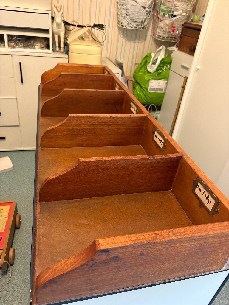 Brocante Winkel Toonbank Oud Vakken Bak, Antiek en Kunst, Ophalen