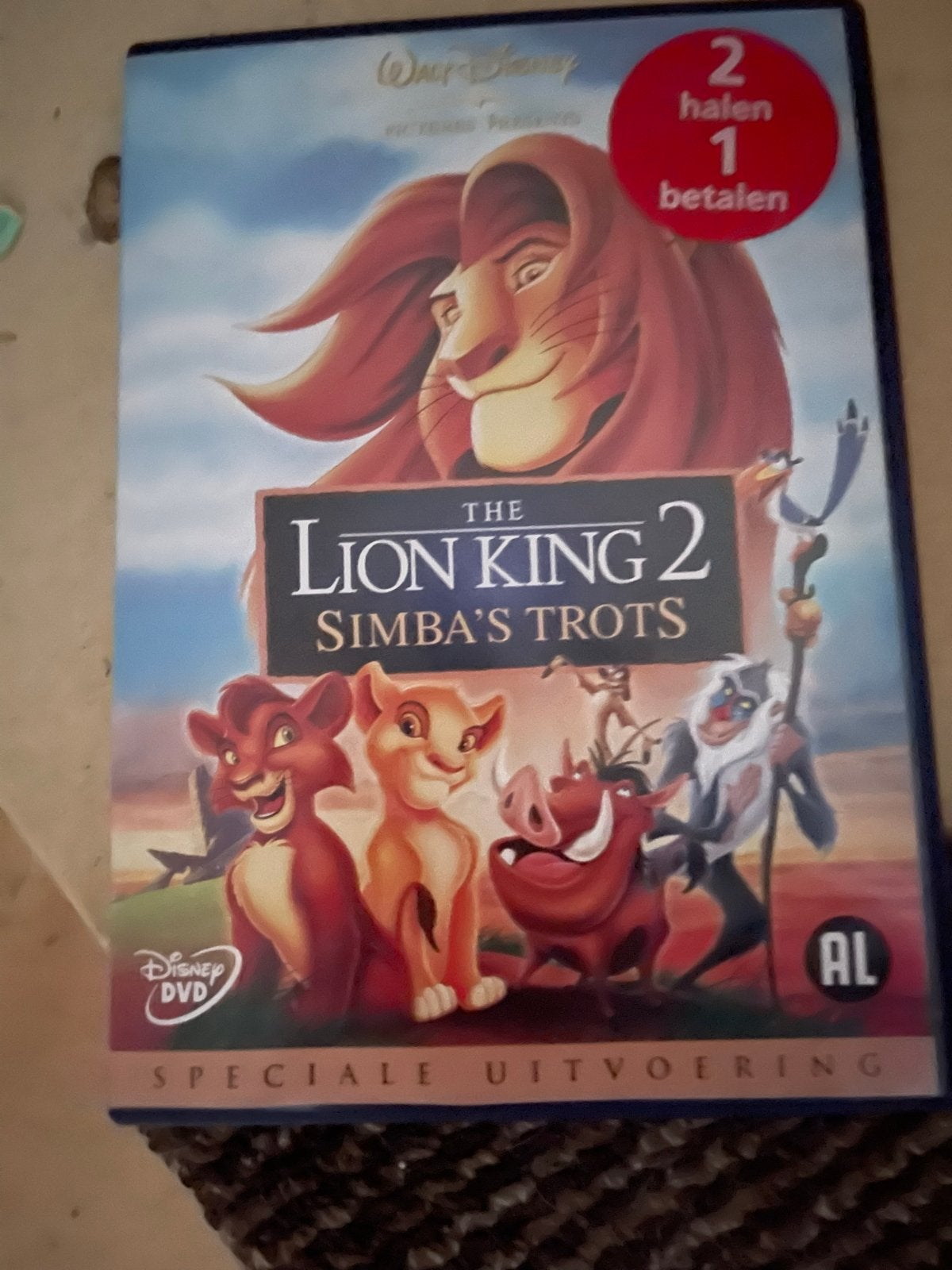 Disney DVD: The Lion King 2 - Simba's Trots (Speciale Uitvoe, Animatie, Alle leeftijden, Nederlands, Film