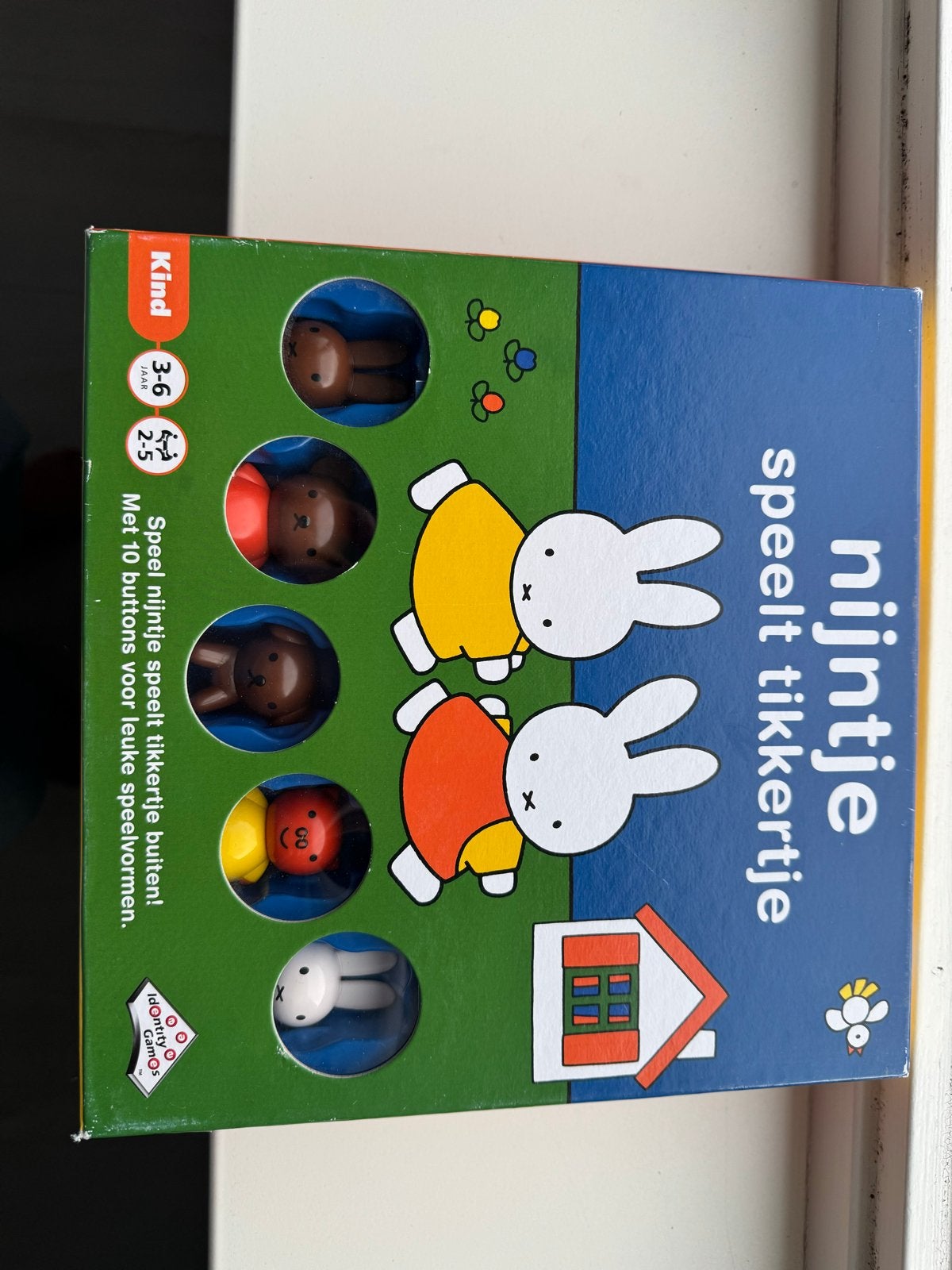 Nijntje Speelt Tikkertje - Leuk bordspel voor kinderen, Drie of vier spelers, Ophalen, Gebruikt