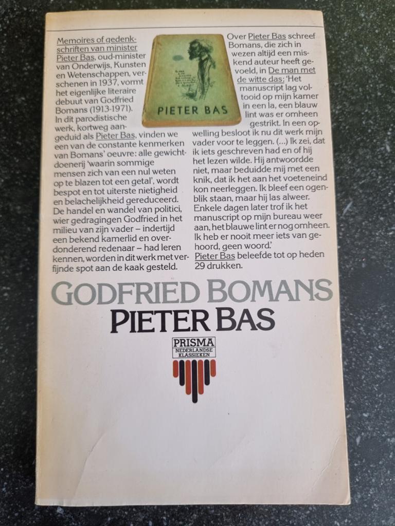 Godfried Bomans - Pieter Bas (1963), Ophalen of Verzenden, Gelezen, Godfried Bomans, Overige
