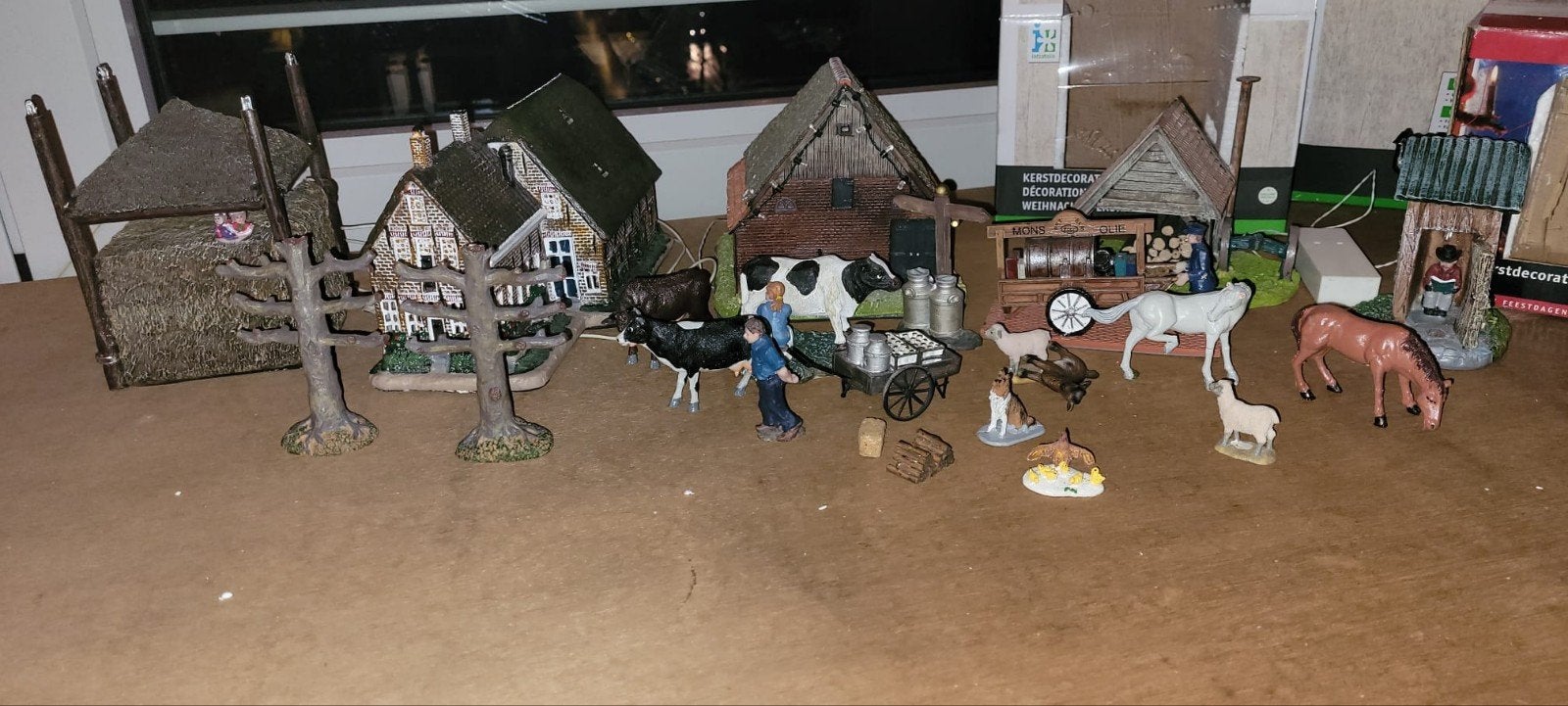 Complete boerderij voor Kerstdorp, Diversen, Ophalen, Zo goed als nieuw