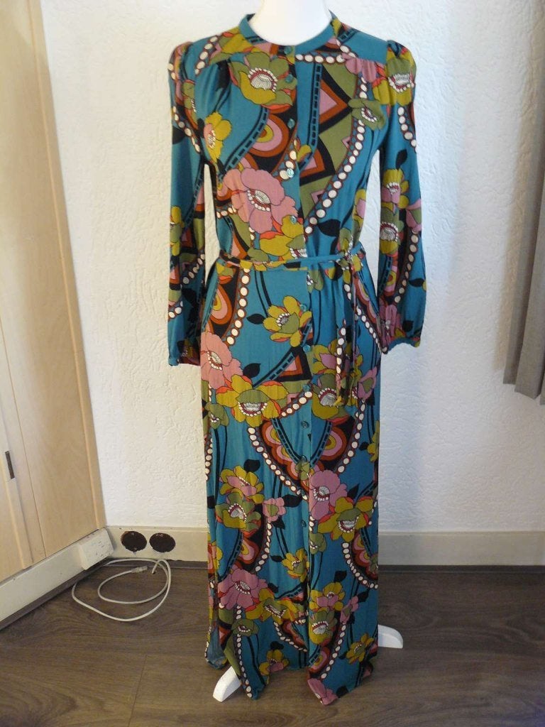 King Louie Stella maxi dress Lovechild maat 36., Meerkleurig, Ophalen of Verzenden, Zo goed als nieuw, King Louie