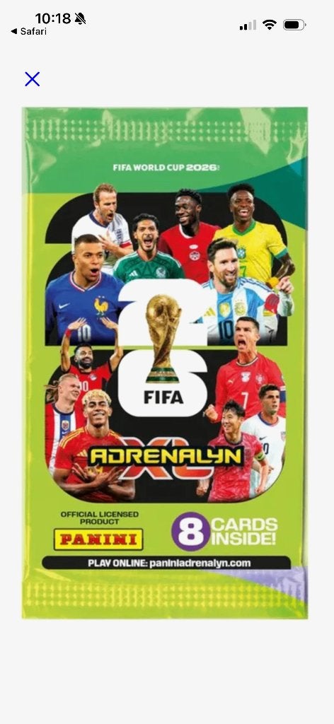 Panini adrenalyn xl world cup 2026 kaarten, Ophalen of Verzenden, Zo goed als nieuw, Meerdere plaatjes