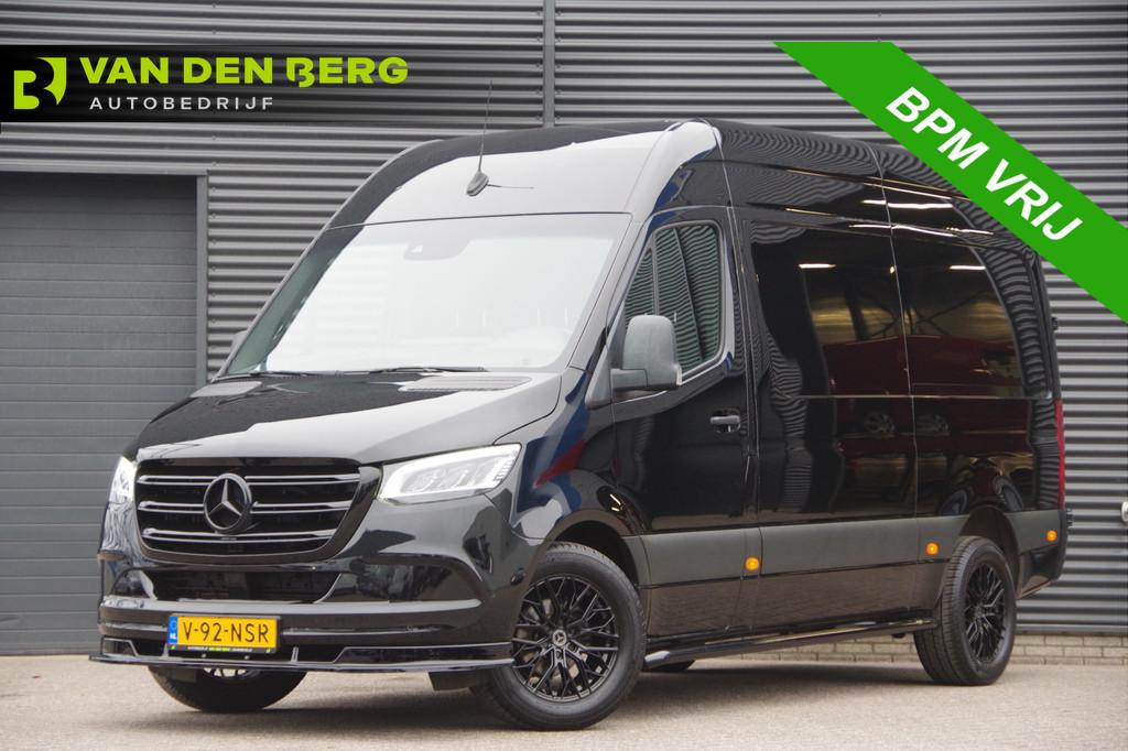 Mercedes-Benz Sprinter 316 2.2 CDI L2H2 AUT. LED, 3.5T TREKH, Auto's, Gebruikt, Euro 6, 4 cilinders, Zwart